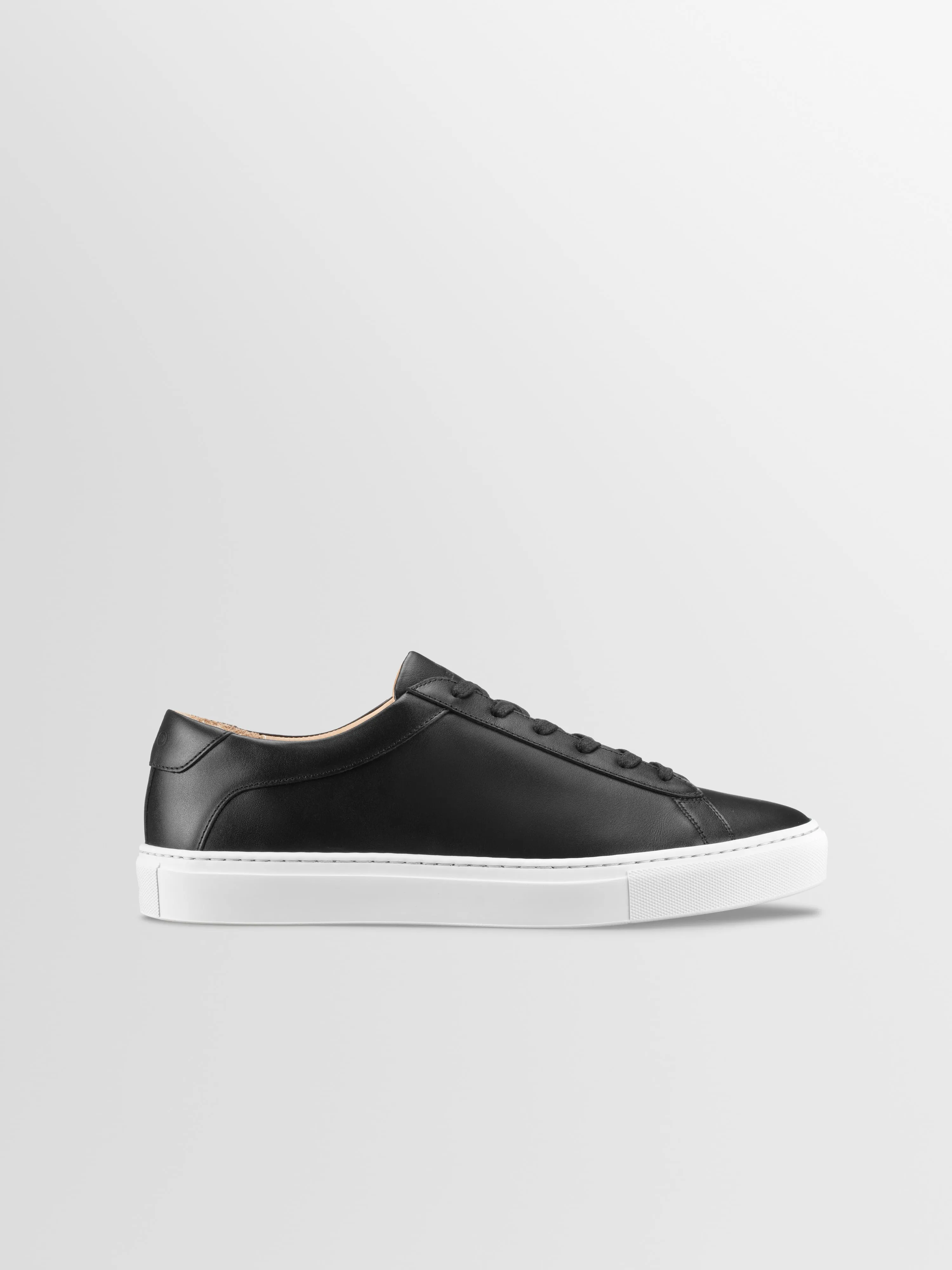 Capri Leather Sneaker in Onyx sold by Koio