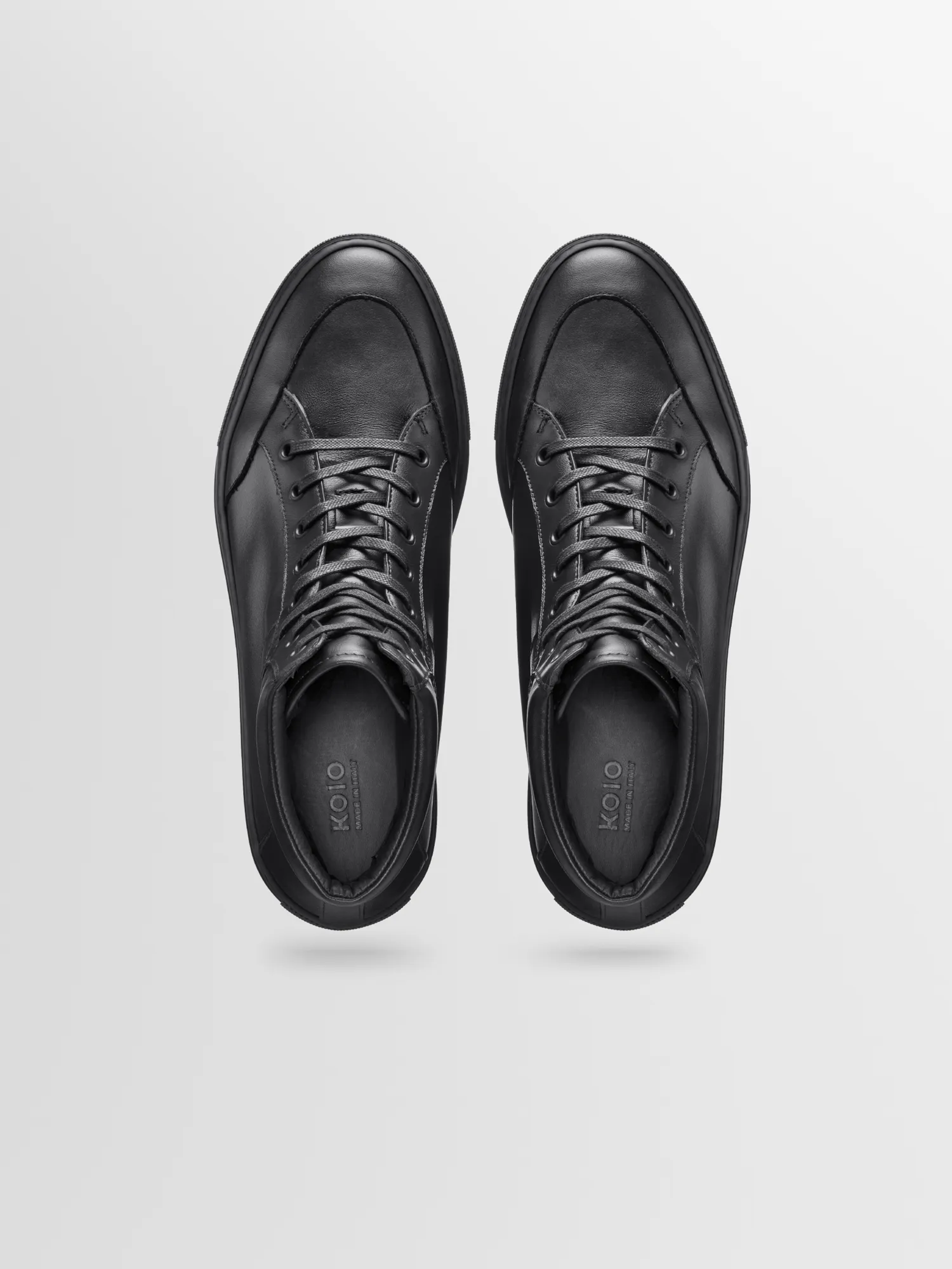 Primo Leather Sneaker in Nero sold by Koio product image thumbnail 3