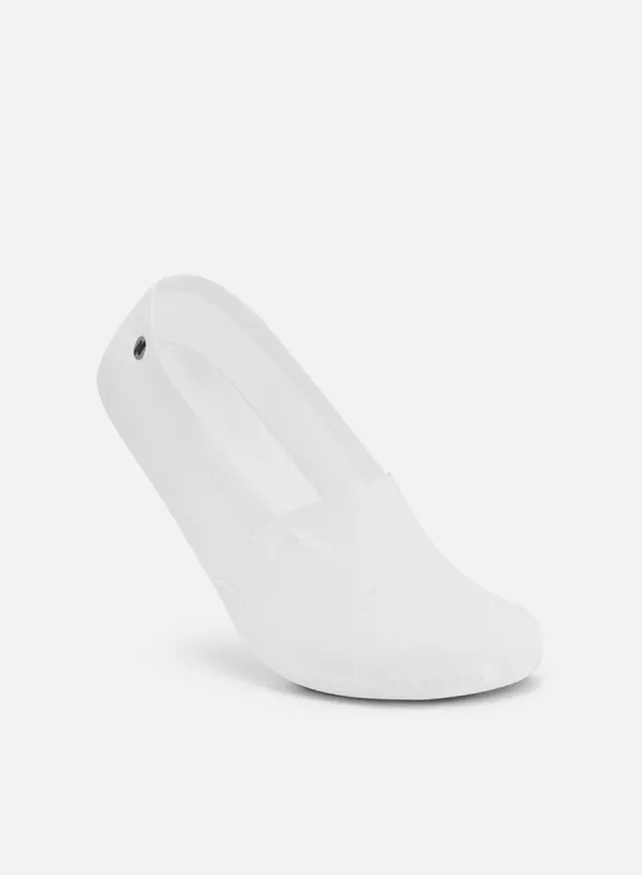 Ondo Organic Cotton No Show Socks in Arctic White sold by Koio