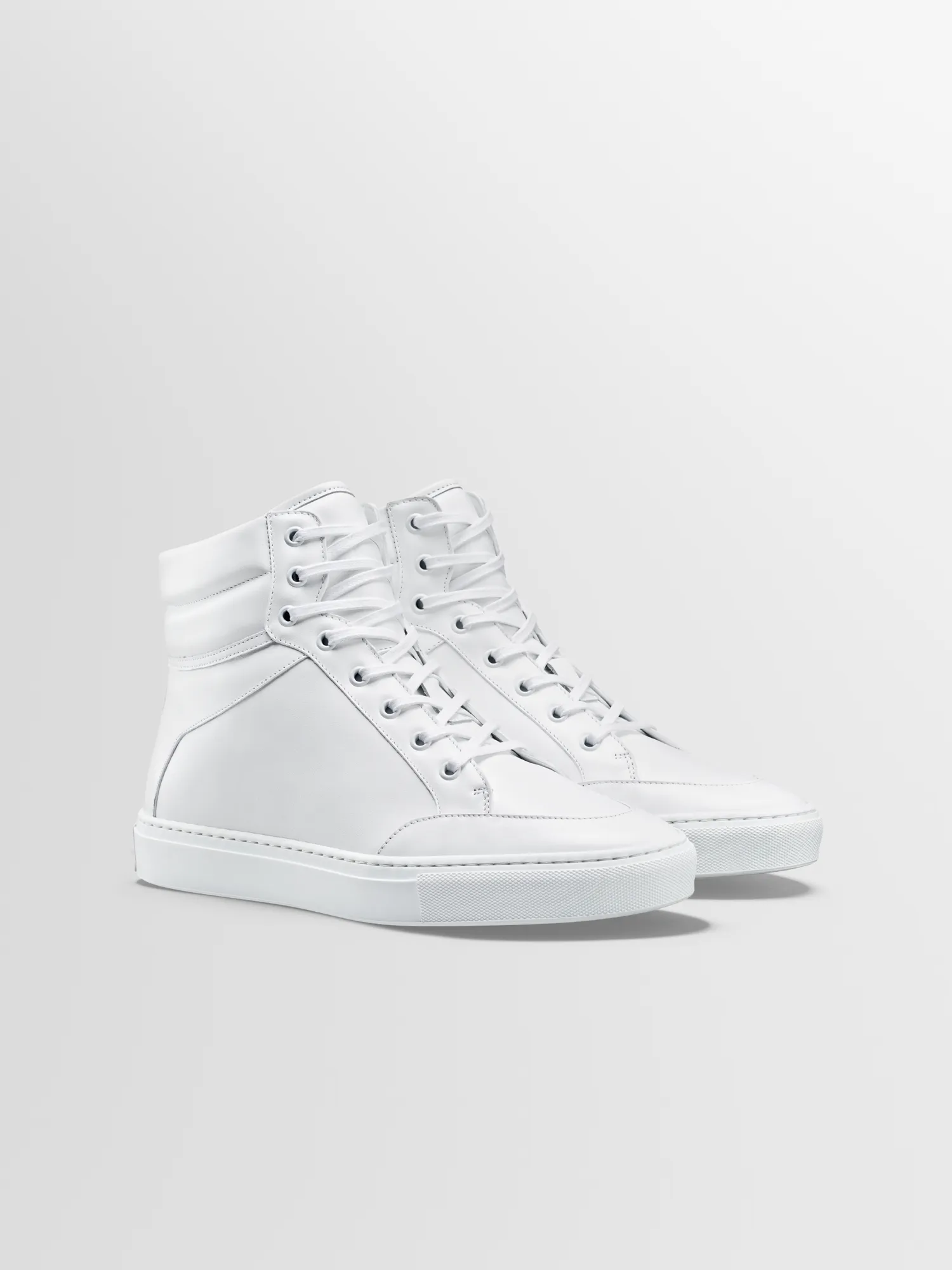 Primo Leather Sneaker in Triple White sold by Koio product image thumbnail 2