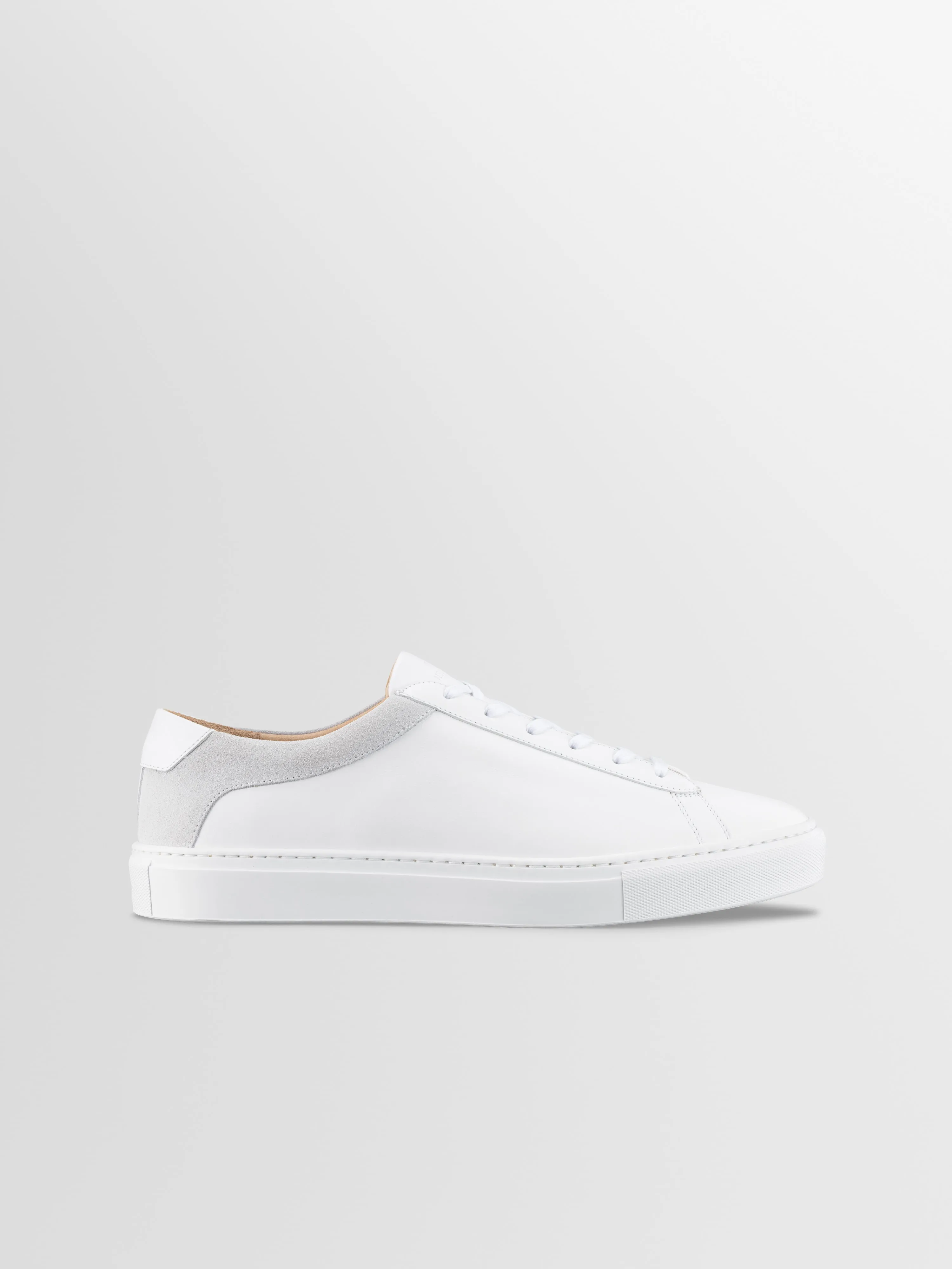 Capri Leather & Suede Sneaker in Avorio sold by Koio