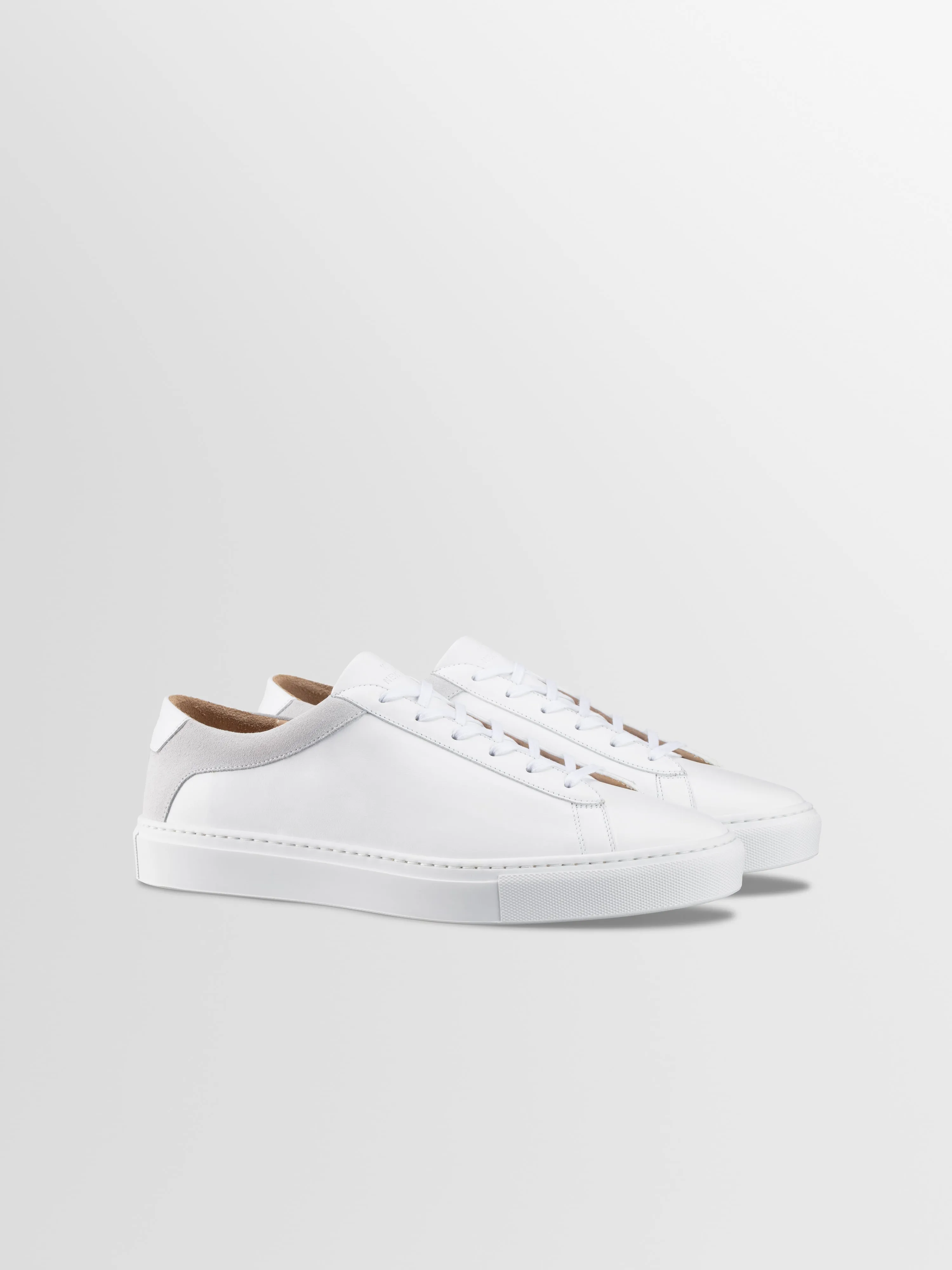 Capri Leather & Suede Sneaker in Avorio sold by Koio product image thumbnail 2