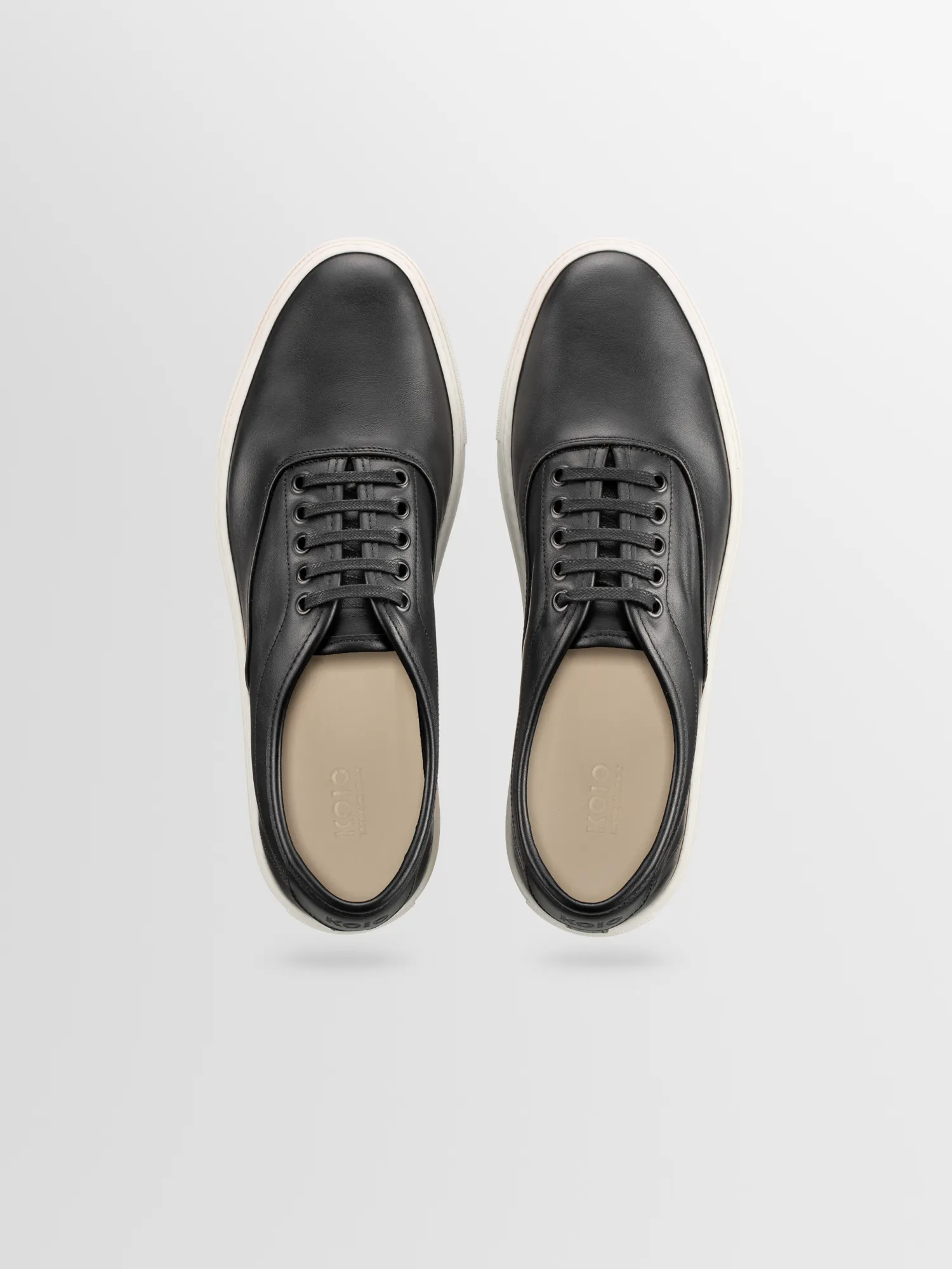 Portofino Leather Sneaker in Carbon sold by Koio product image thumbnail 3