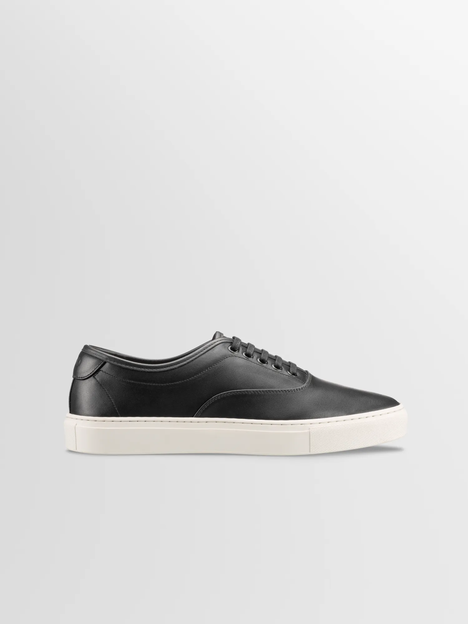 Portofino Leather Sneaker in Carbon sold by Koio