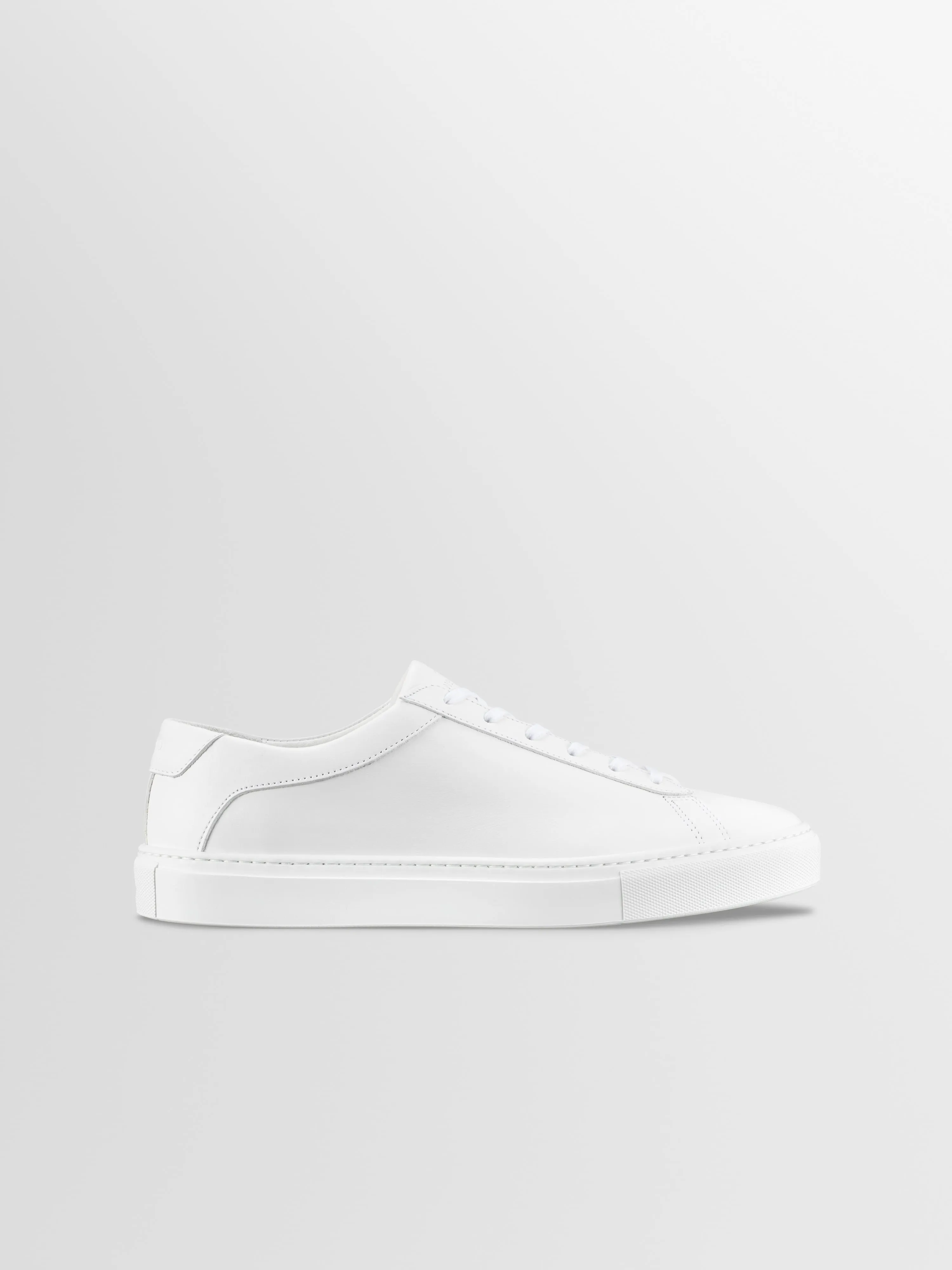Capri Leather Sneaker in Triple White sold by Koio