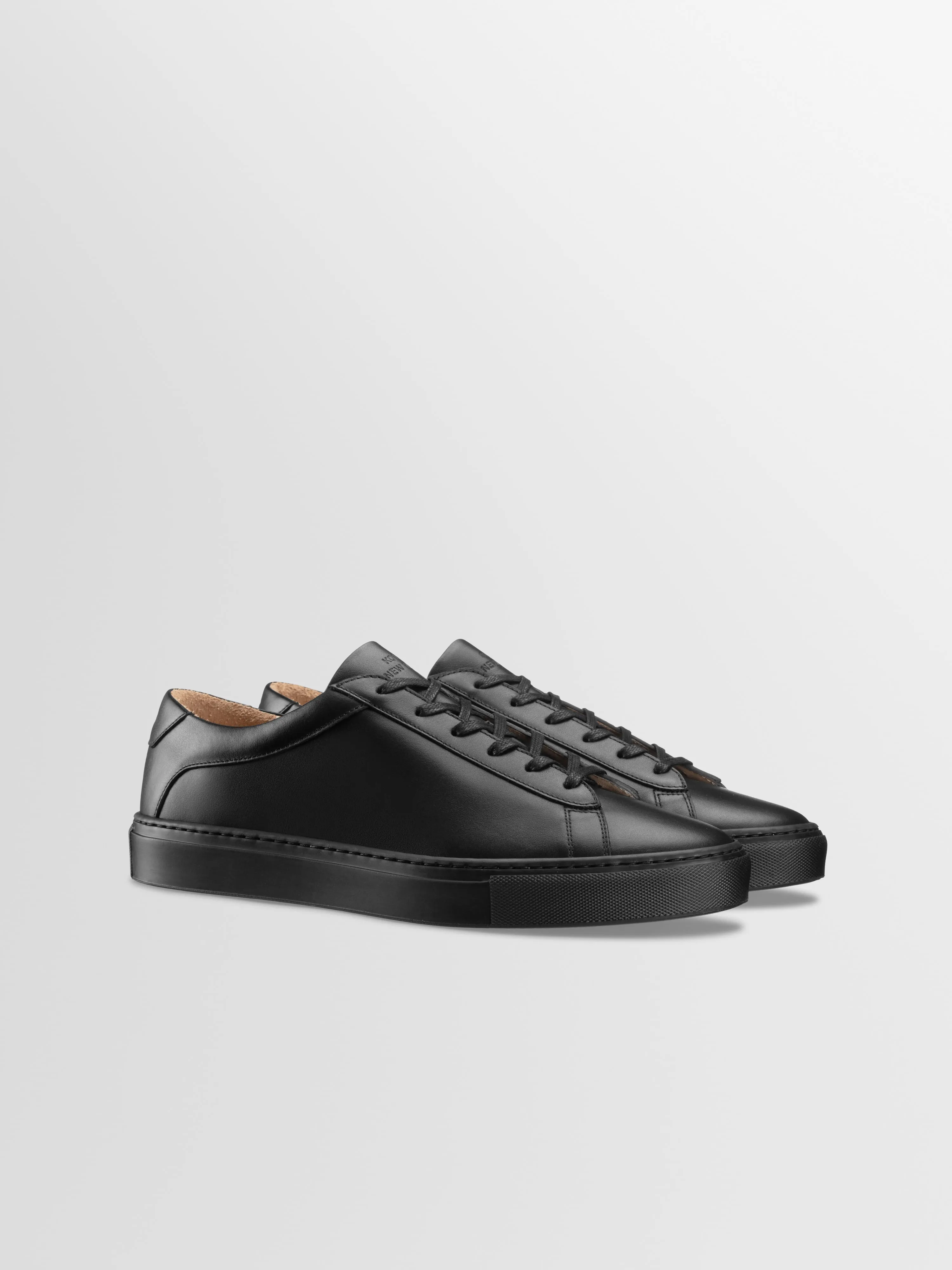 Capri Leather Sneaker in Nero sold by Koio product image thumbnail 2