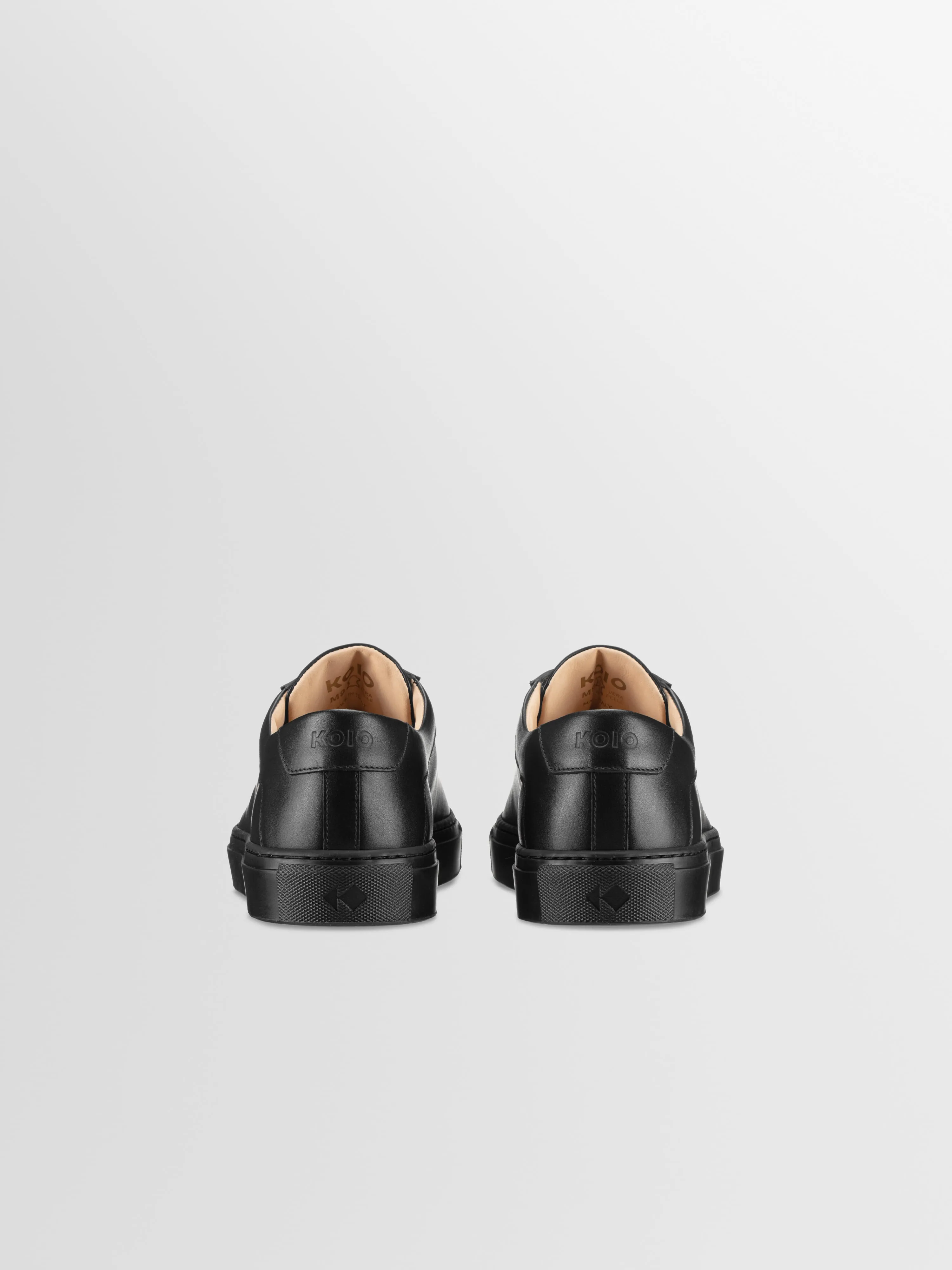 Capri Leather Sneaker in Nero sold by Koio product image thumbnail 4