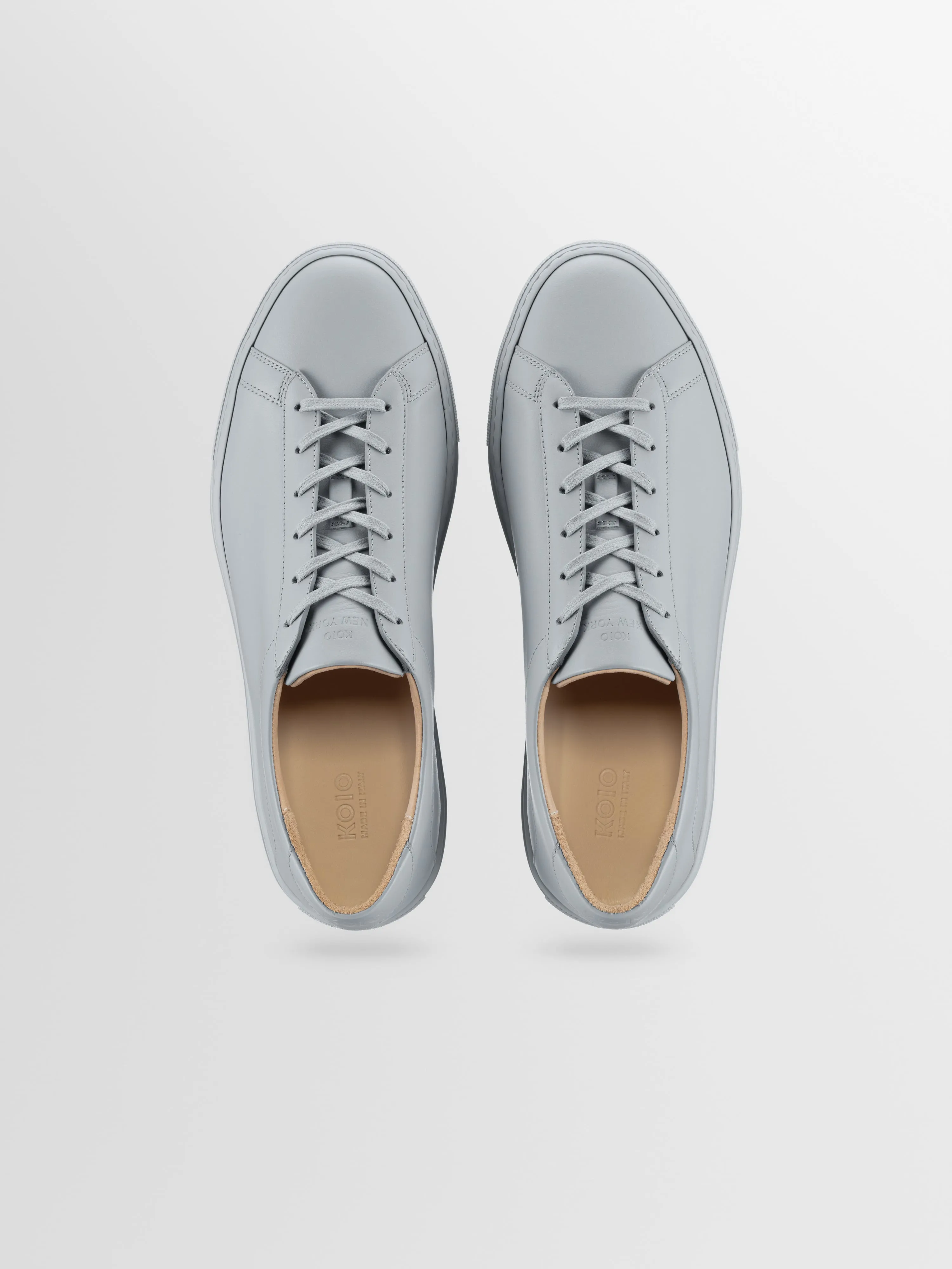 Capri Leather Sneaker in Pebble sold by Koio product image thumbnail 3