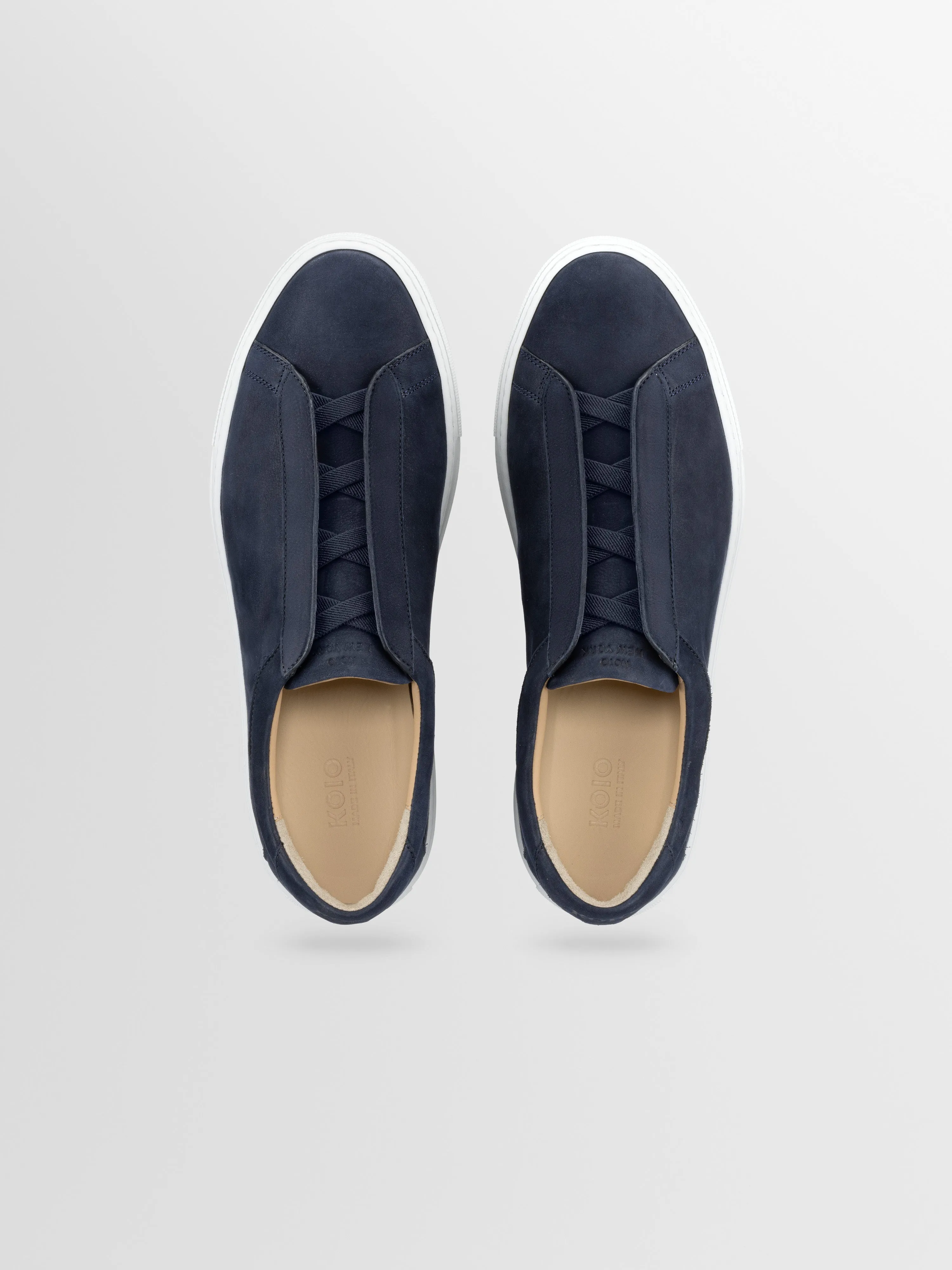 Capri X Nubuck Sneaker in Yacht sold by Koio product image thumbnail 3