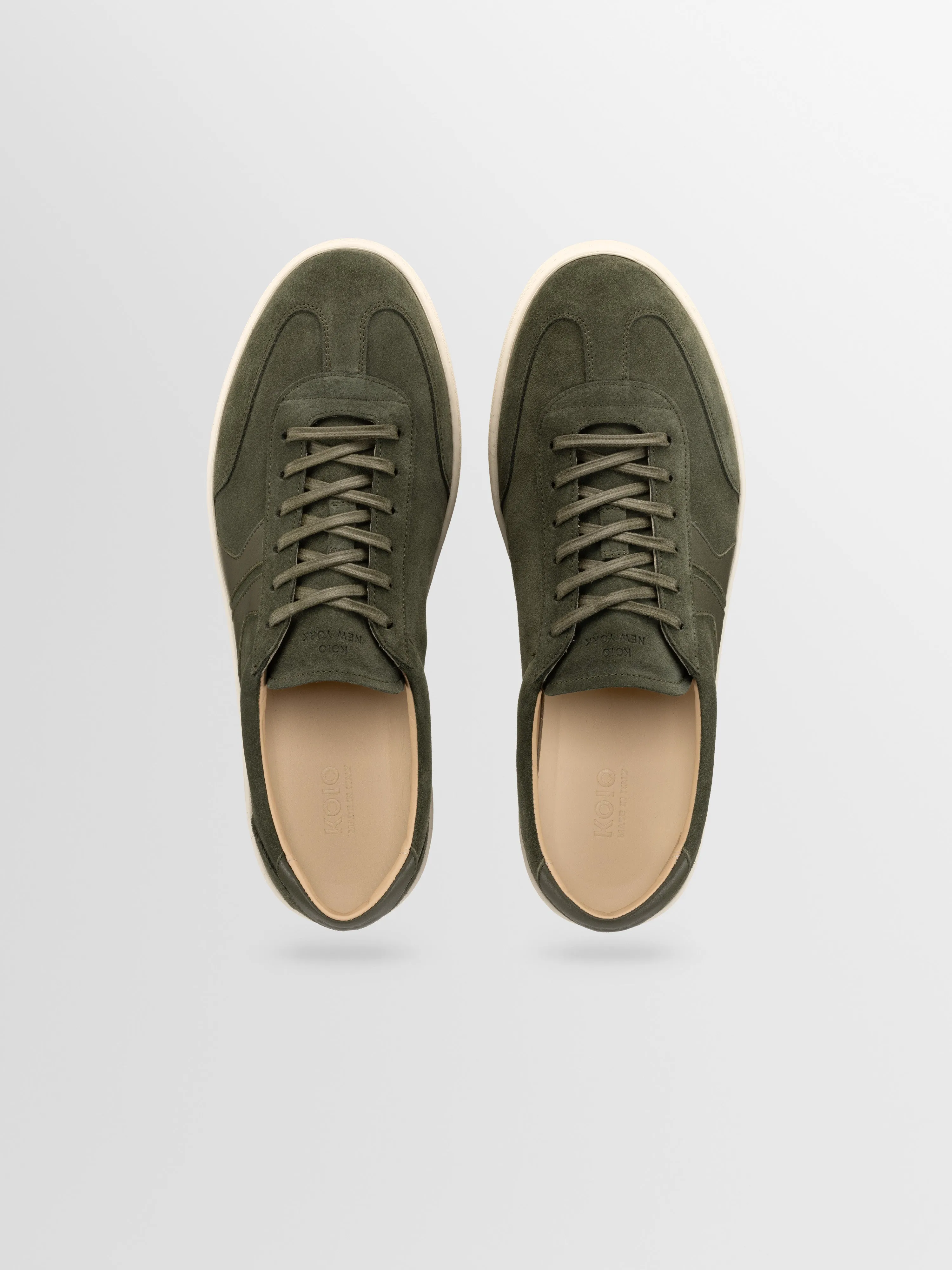Monza Suede Sneaker in Birch sold by Koio product image thumbnail 3