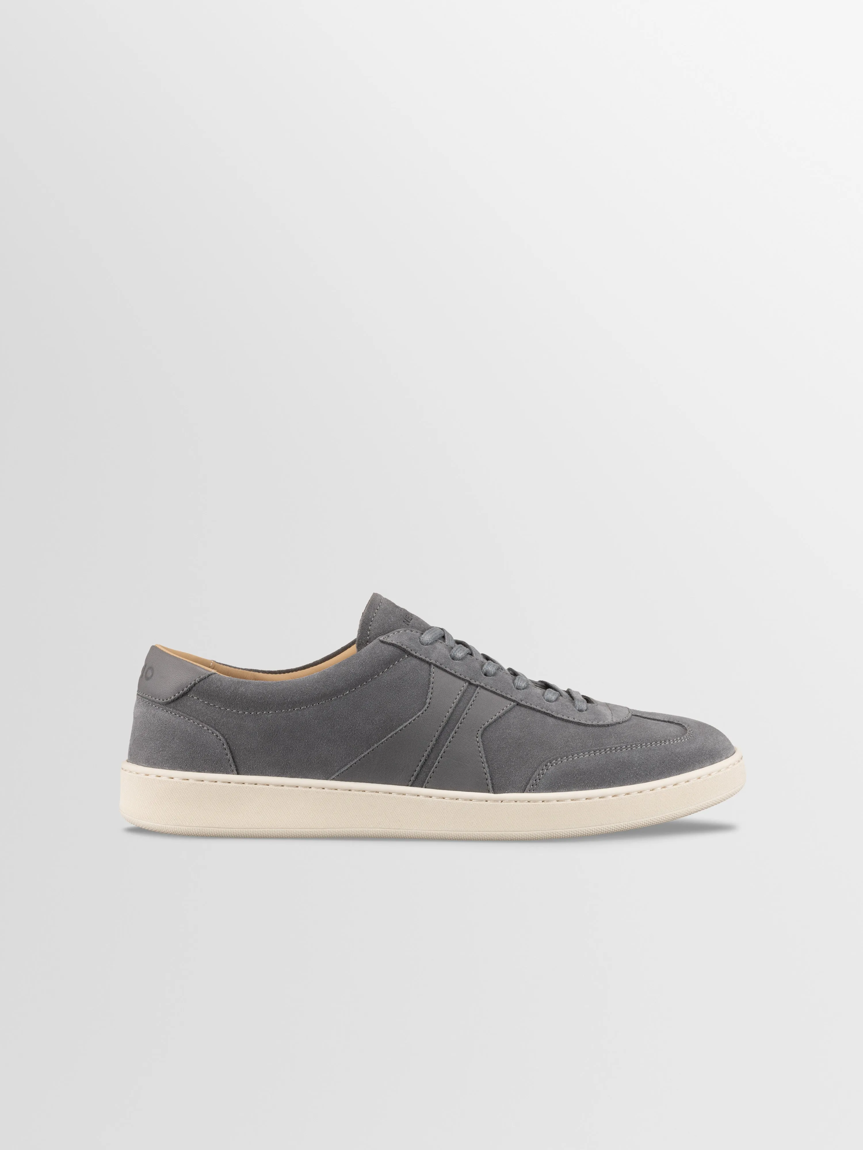 Monza Suede Sneaker in Falcon sold by Koio