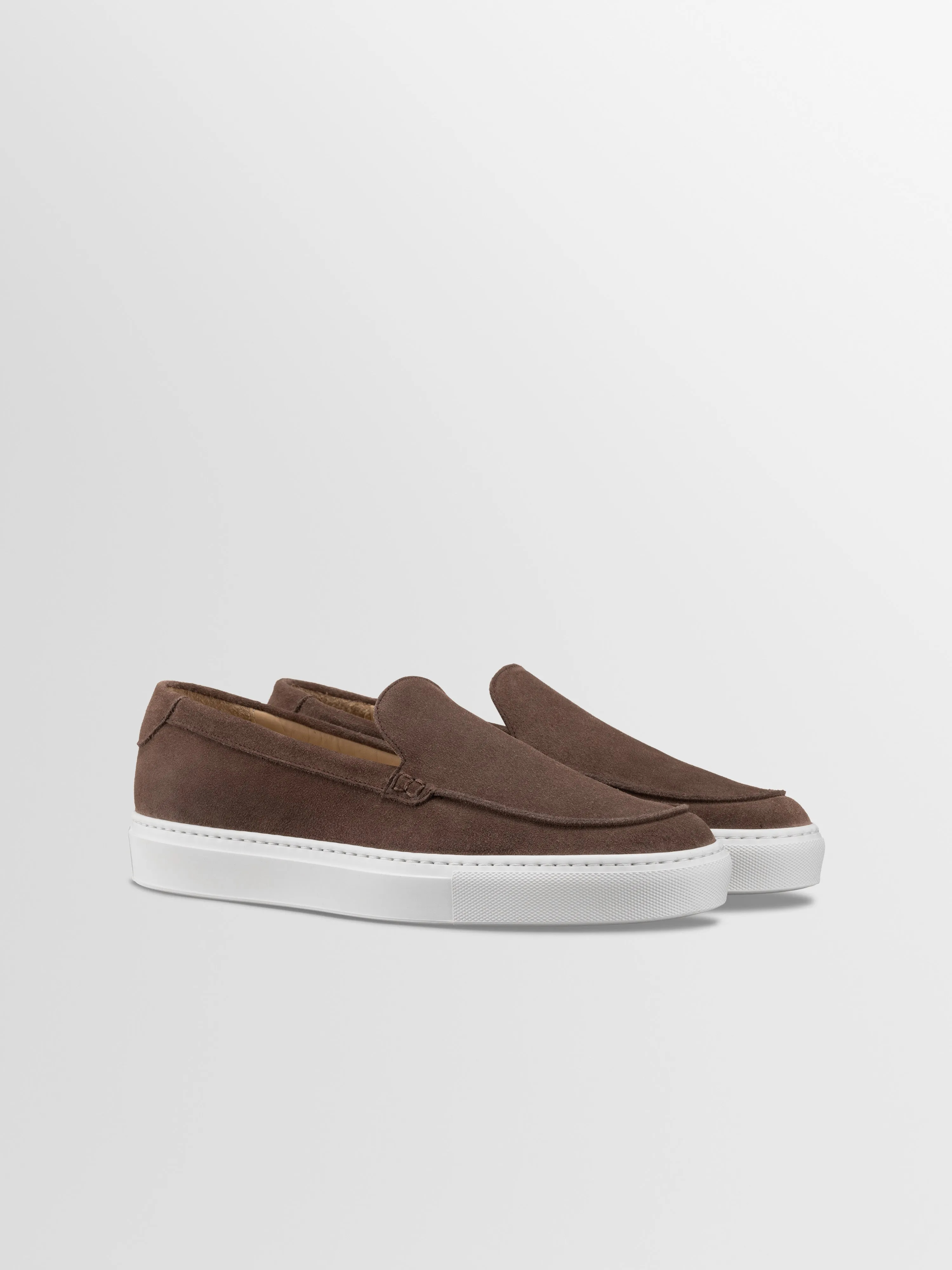 Lido Suede Loafer in Walnut sold by Koio product image thumbnail 2