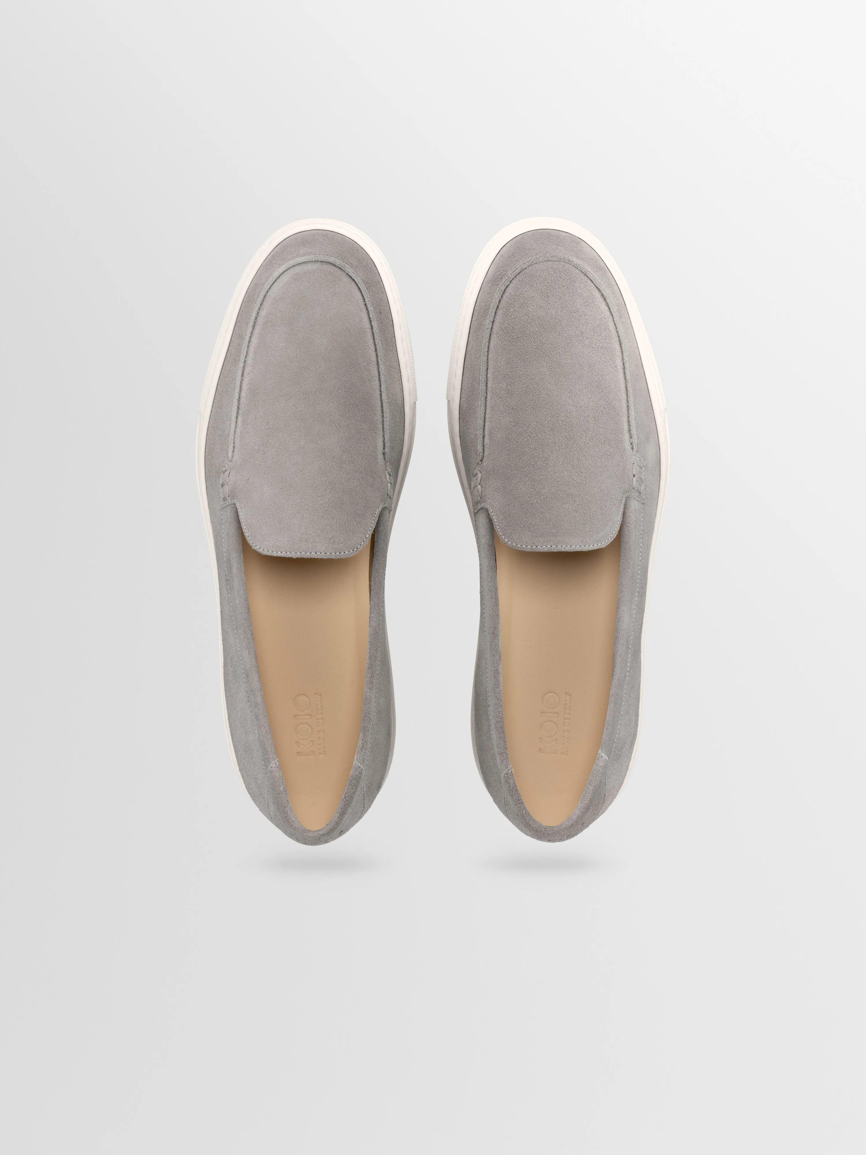 Lido Suede Loafer in Mineral sold by Koio product image thumbnail 3