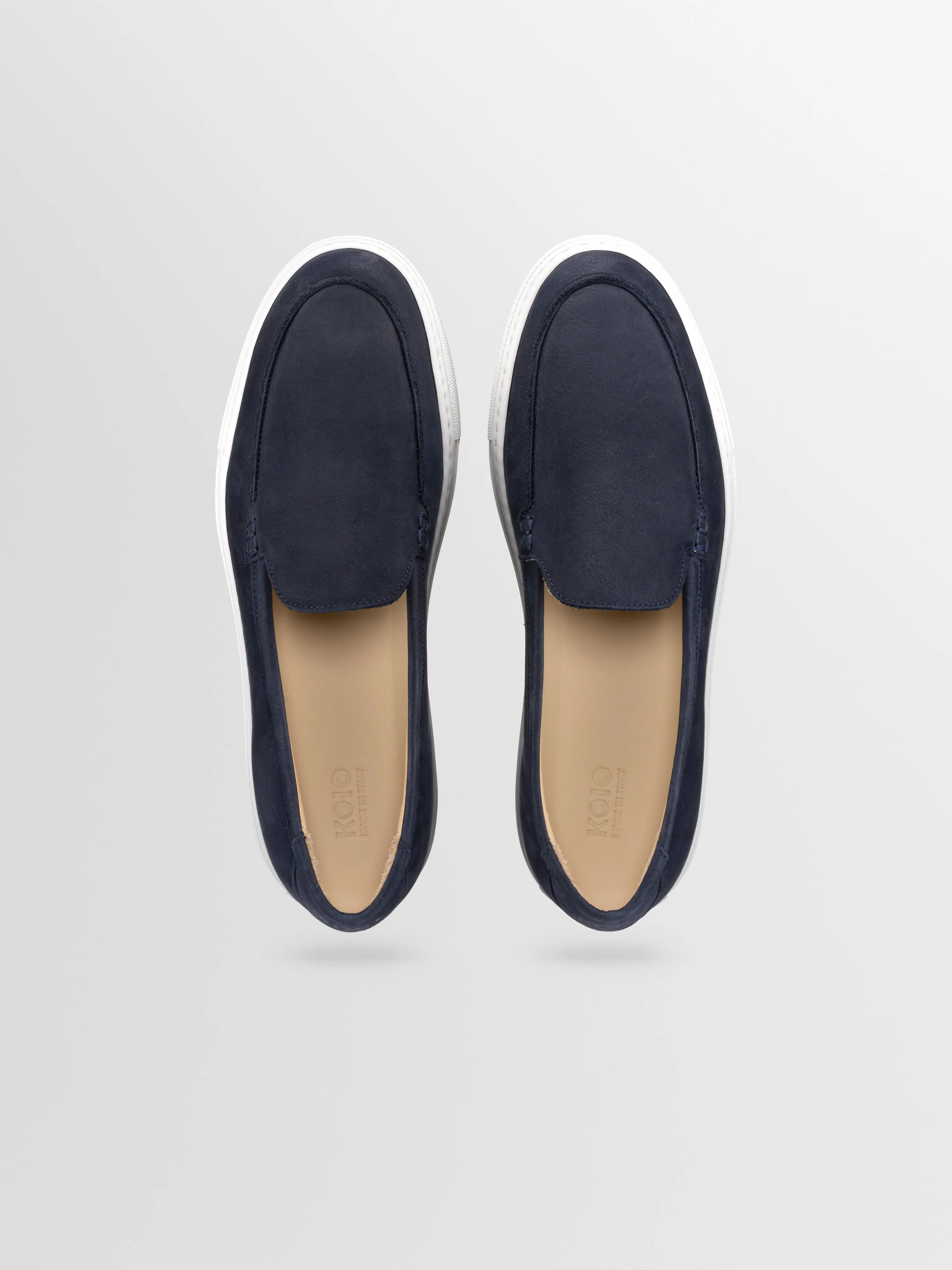 Lido Nubuck Loafer in Yacht sold by Koio product image thumbnail 3