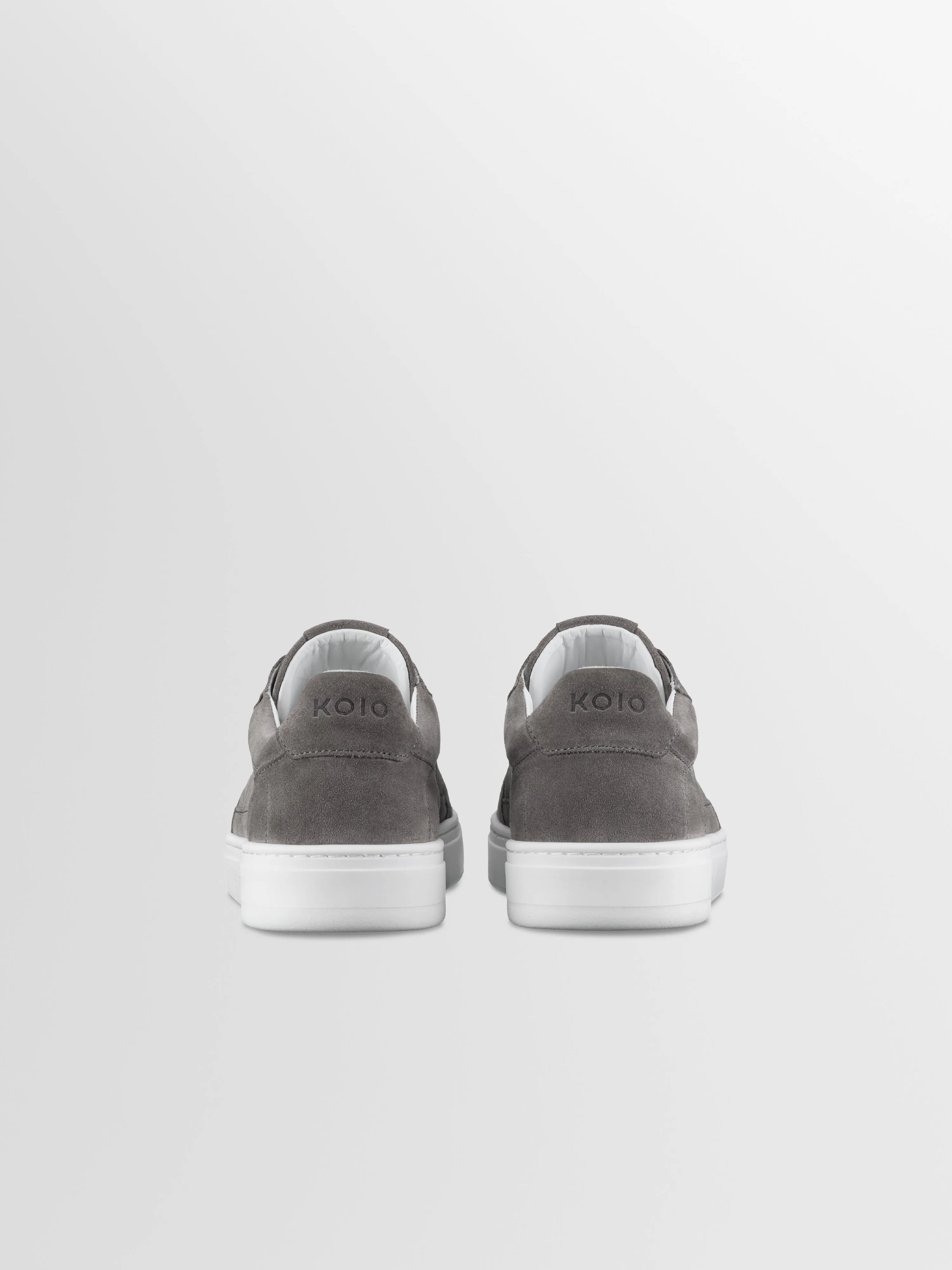 Carrara Suede Sneaker in Graphite sold by Koio product image thumbnail 4