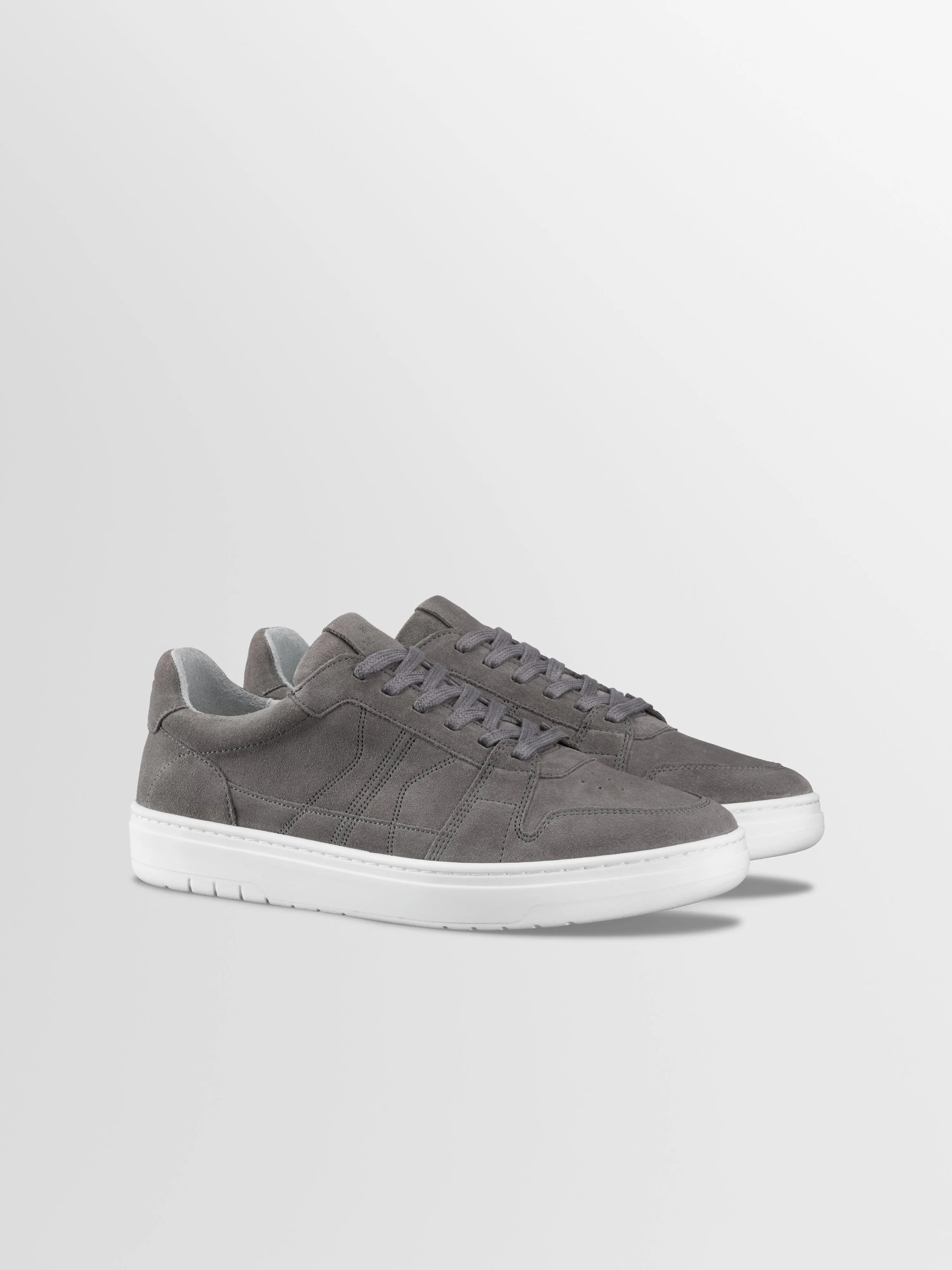 Carrara Suede Sneaker in Graphite sold by Koio product image thumbnail 2