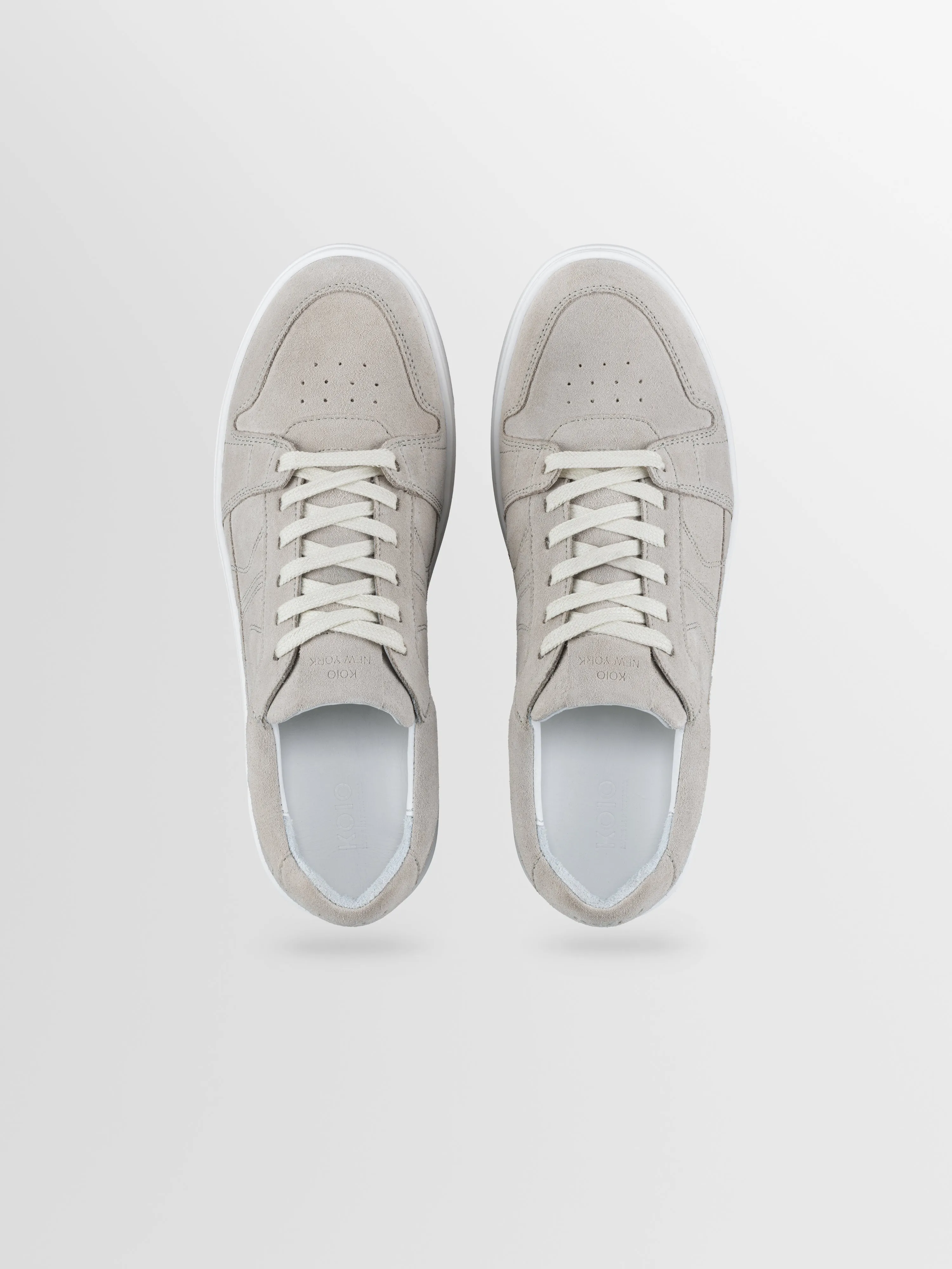 Carrara Suede Sneaker in Dune sold by Koio product image thumbnail 3
