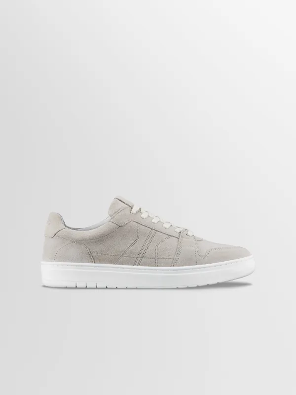 Carrara Suede Sneaker in Dune sold by Koio