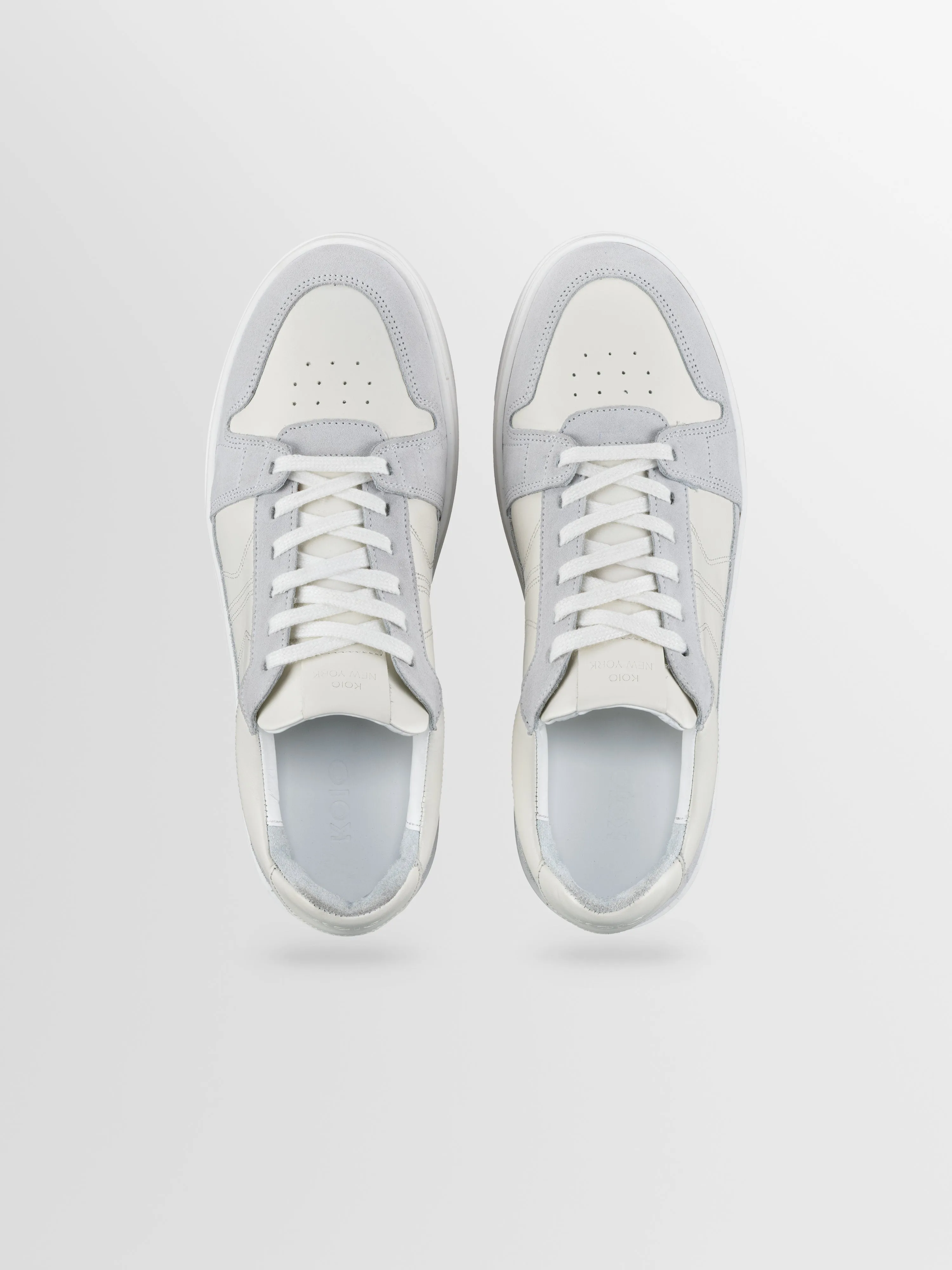 Carrara Suede Sneaker in Ice sold by Koio product image thumbnail 3