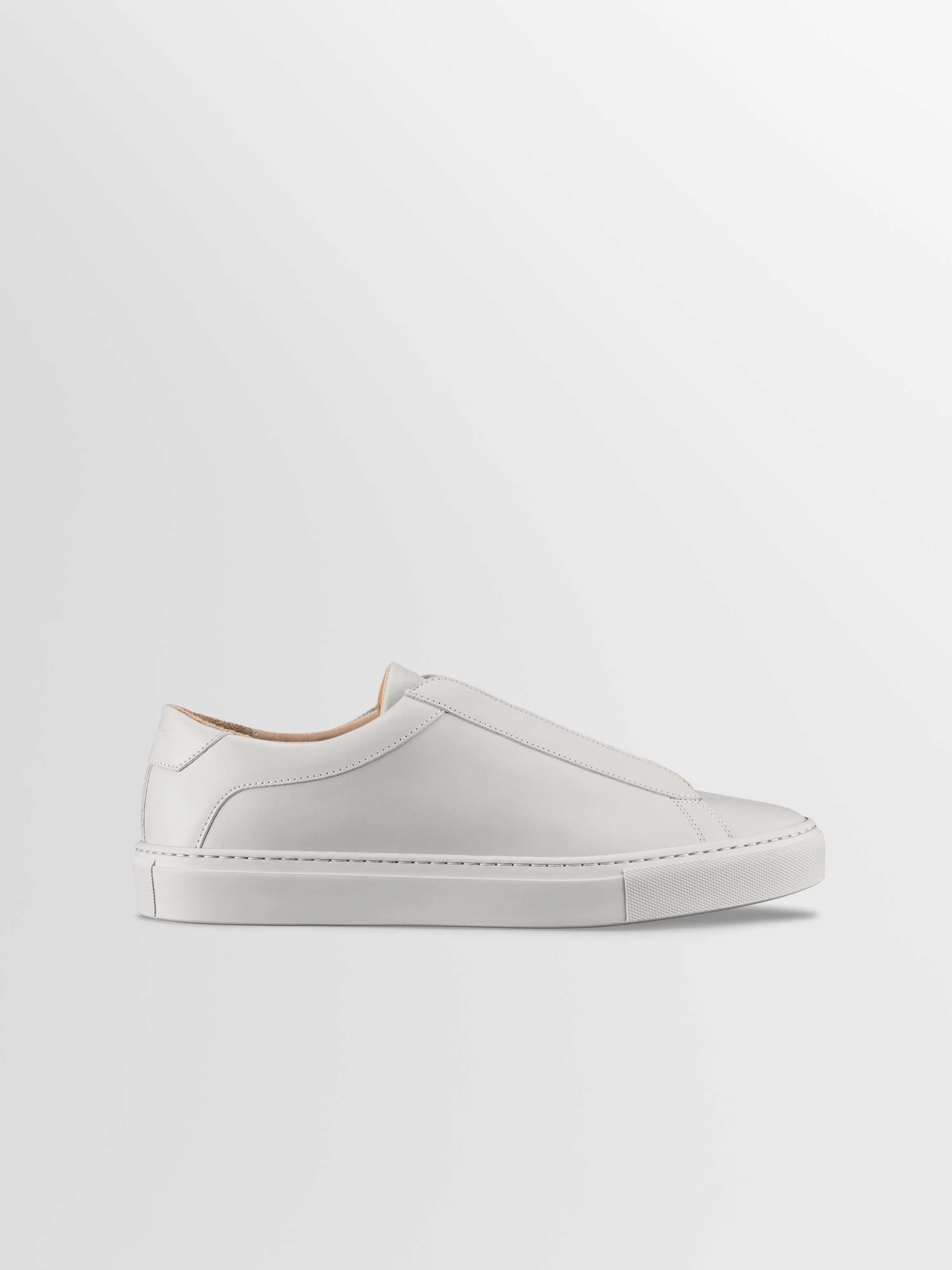 Capri X Leather Sneaker in Sandstone sold by Koio