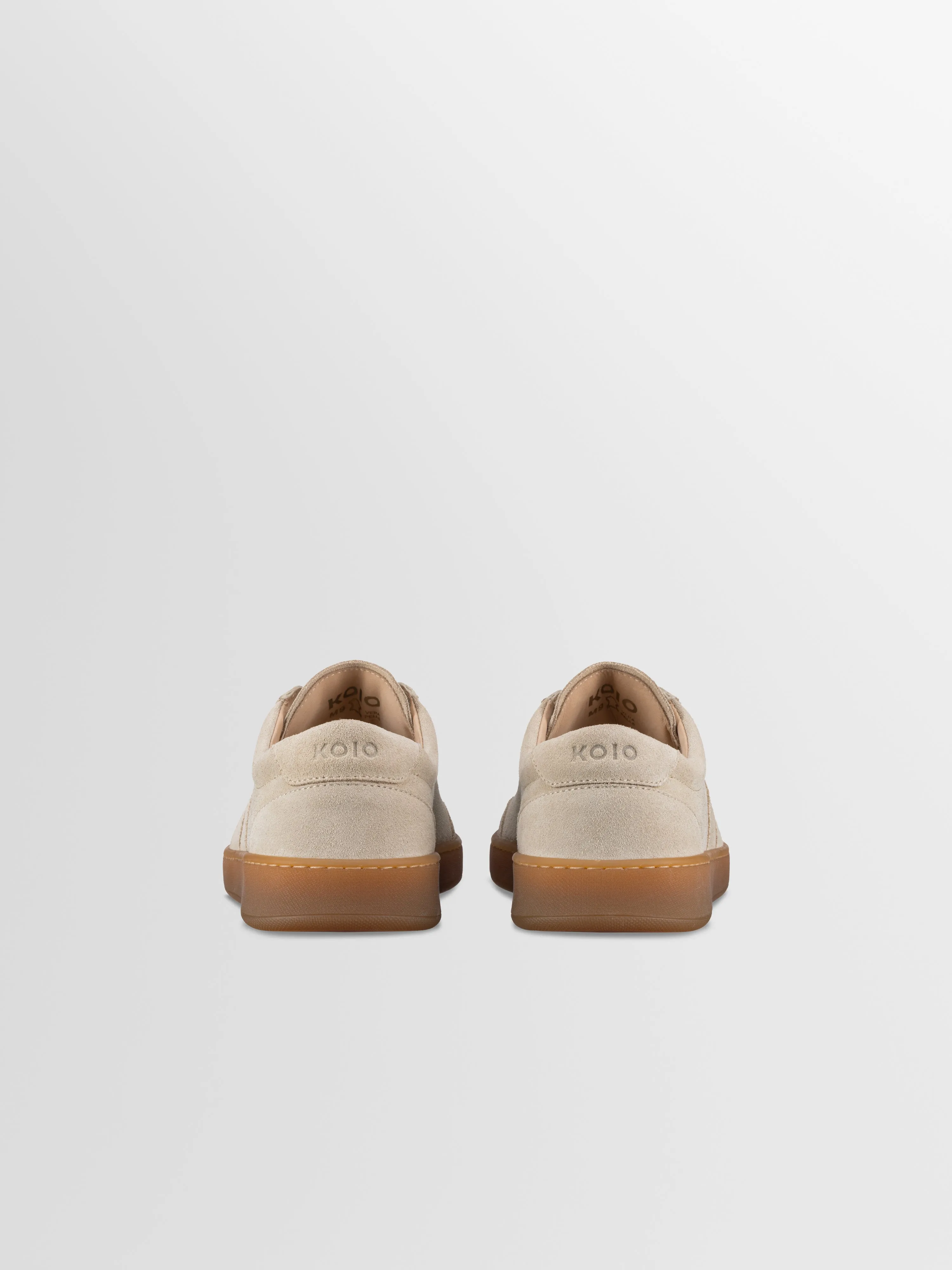 Monza Suede Sneaker in Papyrus sold by Koio product image thumbnail 4