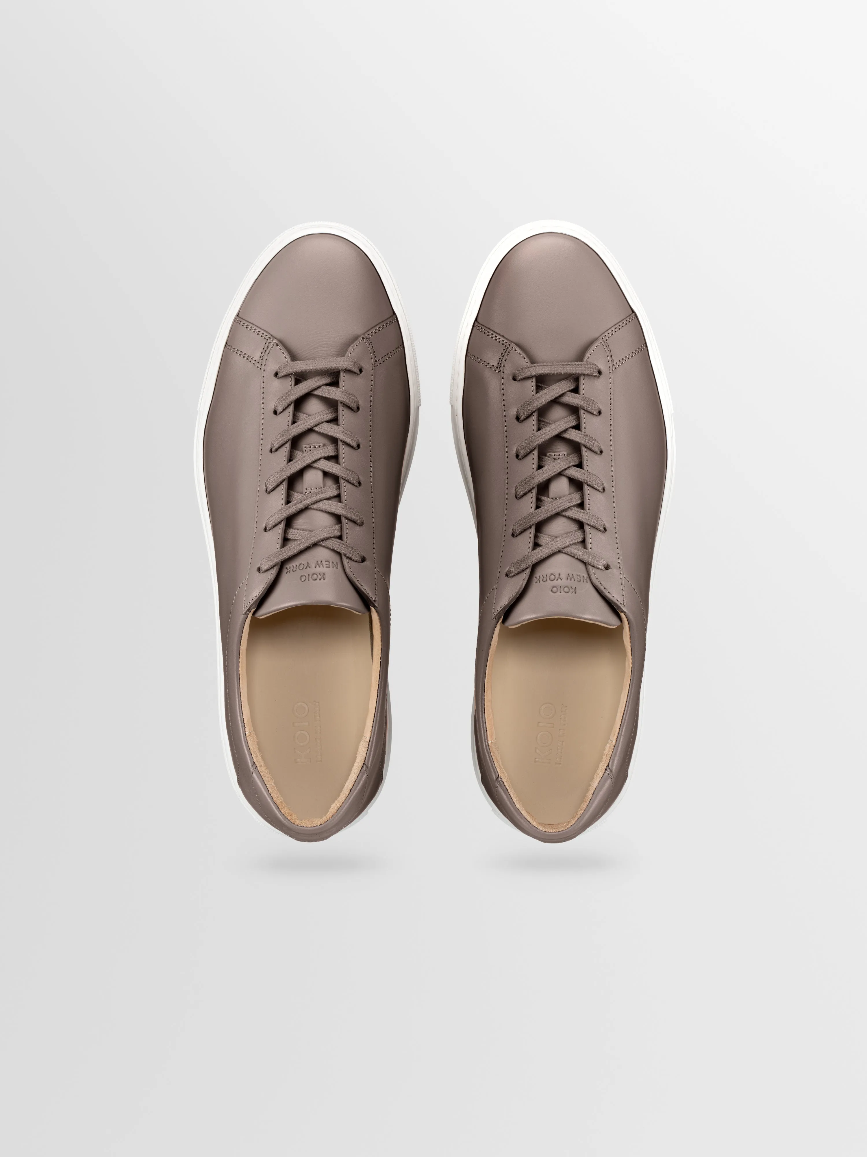 Capri Leather Sneaker in Tundra sold by Koio product image thumbnail 3