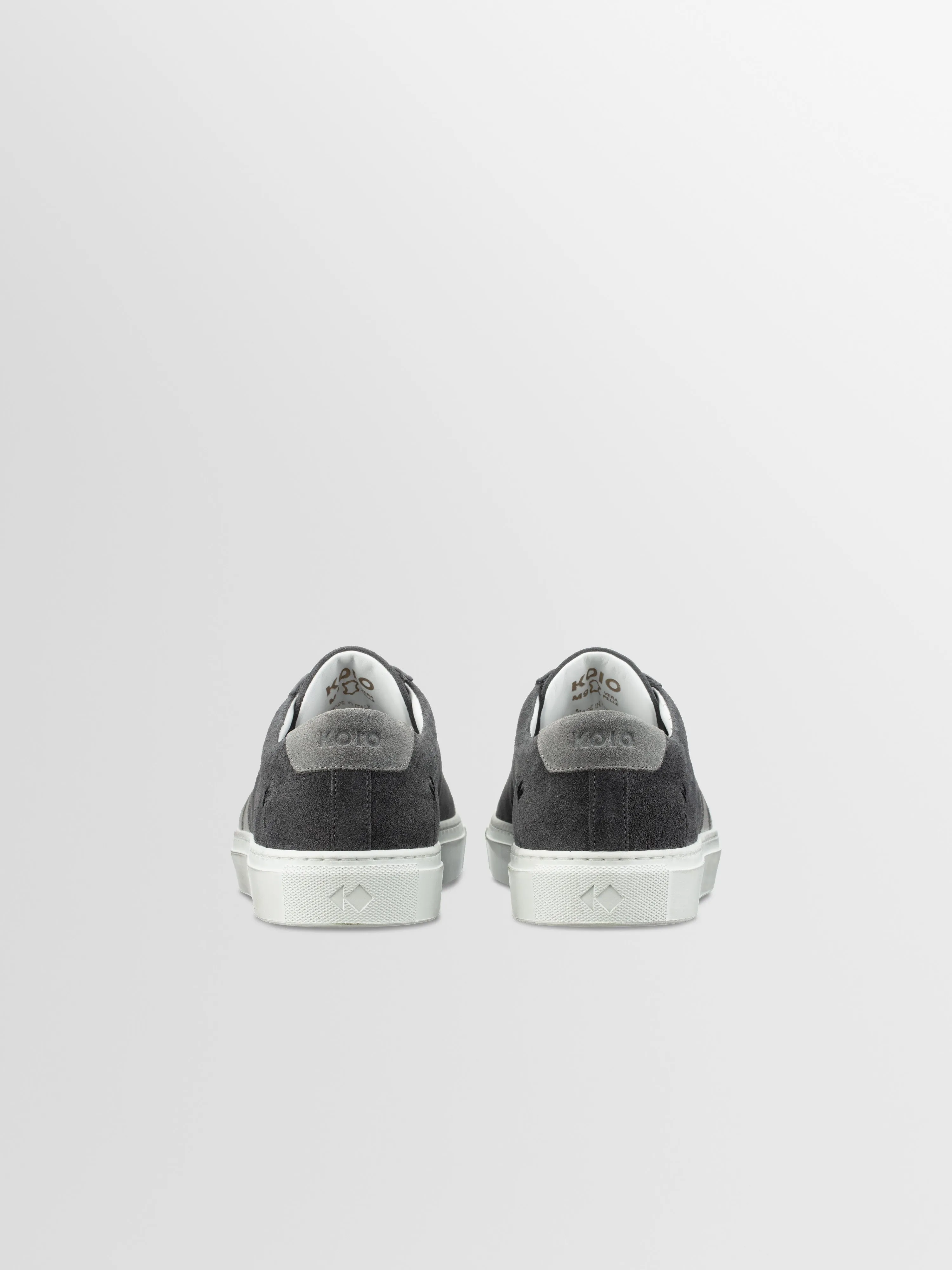 Capri Distressed Suede Sneaker in Asphalt sold by Koio product image thumbnail 4