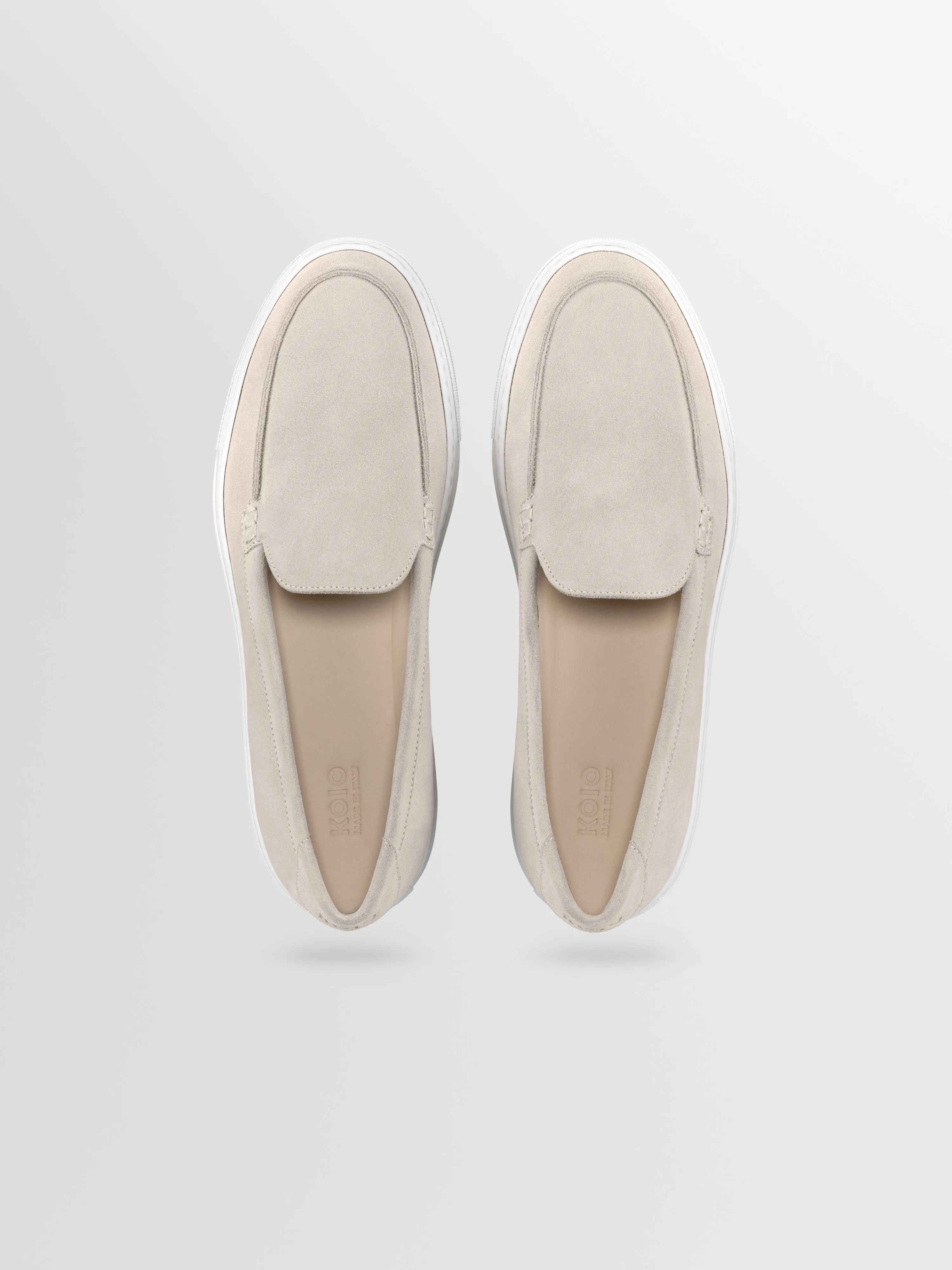 Lido Suede Loafer in Ivory sold by Koio product image thumbnail 3