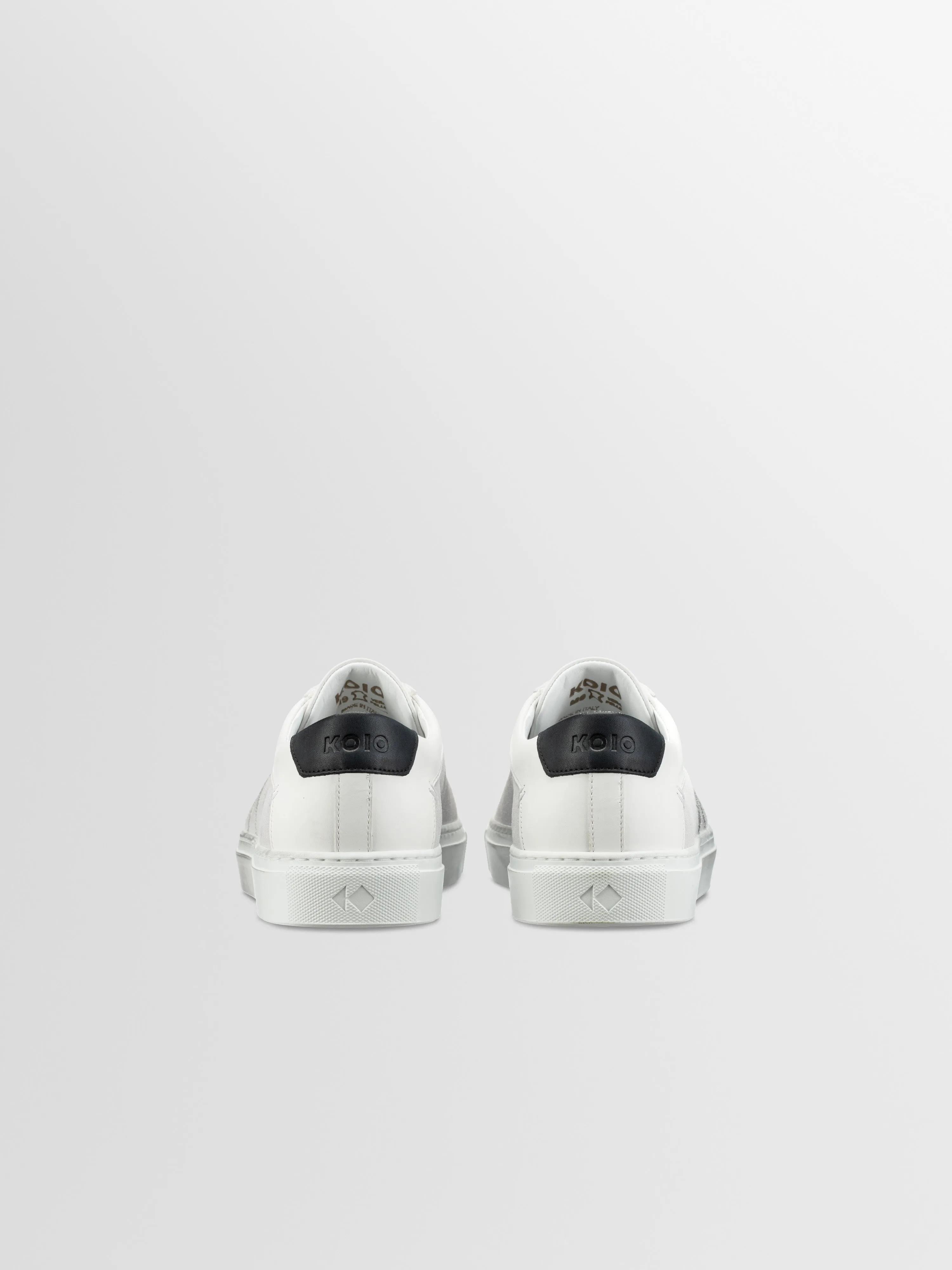 Capri Distressed Leather & Suede Sneaker in Atmosphere sold by Koio product image thumbnail 4