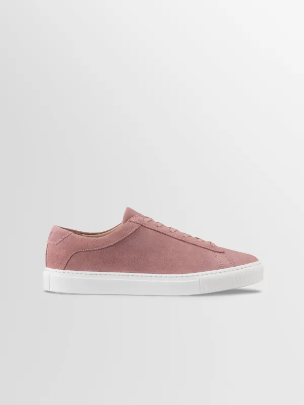 Capri Suede Sneaker in Rose sold by Koio