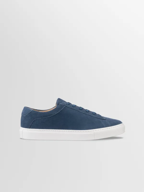 Capri Suede Sneaker in Indigo sold by Koio