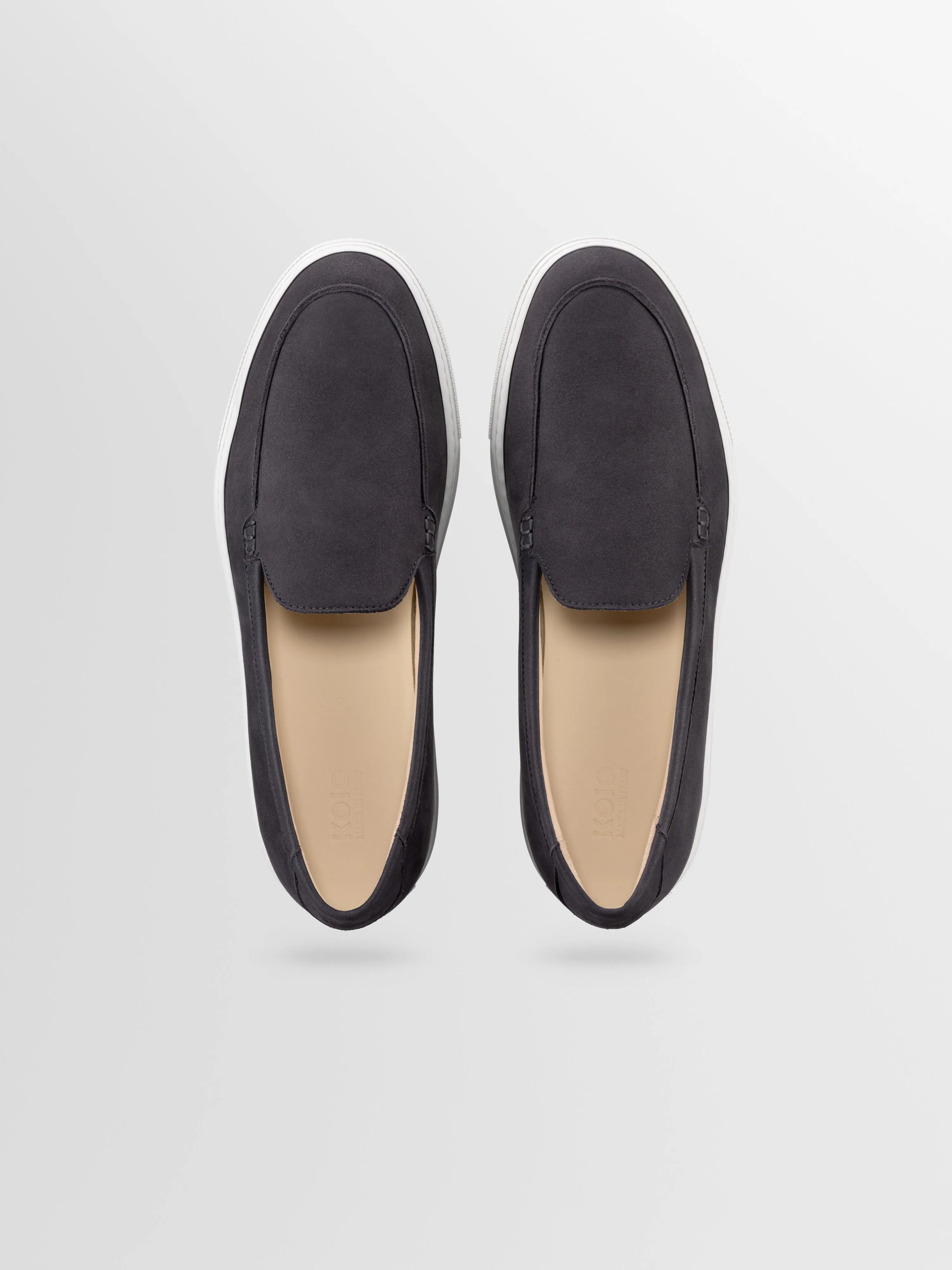 Lido Nubuck Loafer in Obsidian sold by Koio product image thumbnail 3