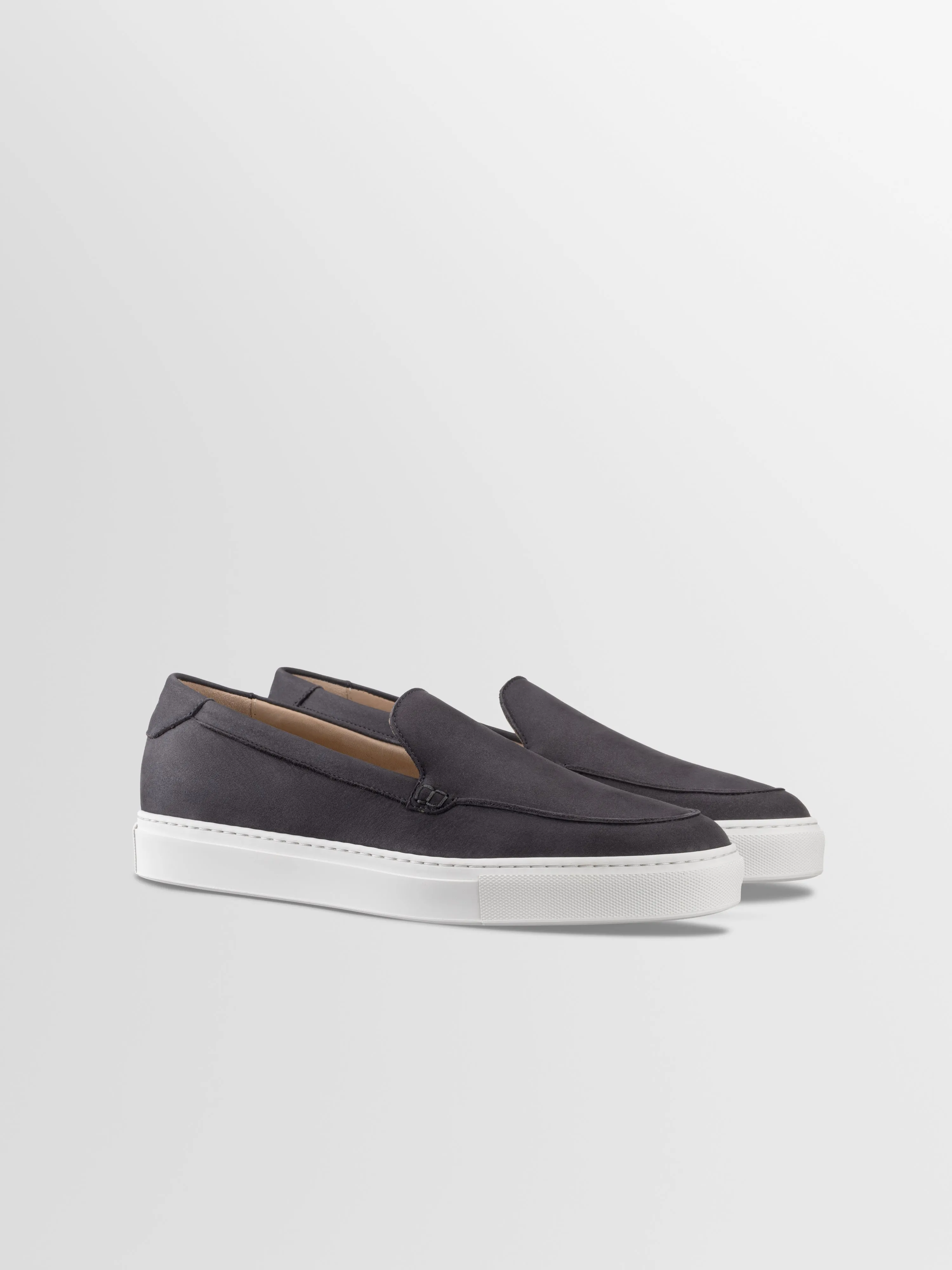 Lido Nubuck Loafer in Obsidian sold by Koio product image thumbnail 2
