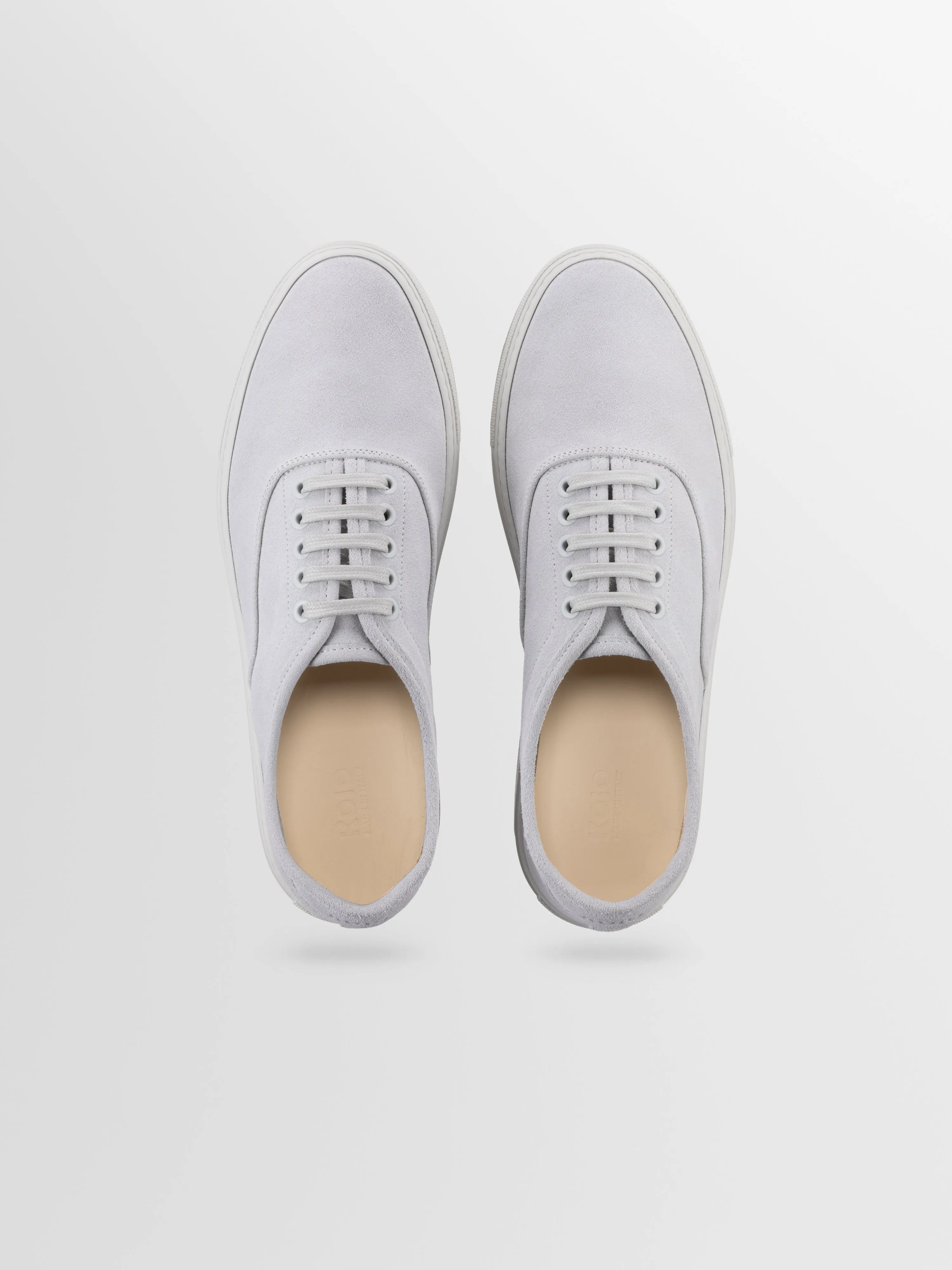 Portofino Suede Sneaker in Cirrus sold by Koio product image thumbnail 3