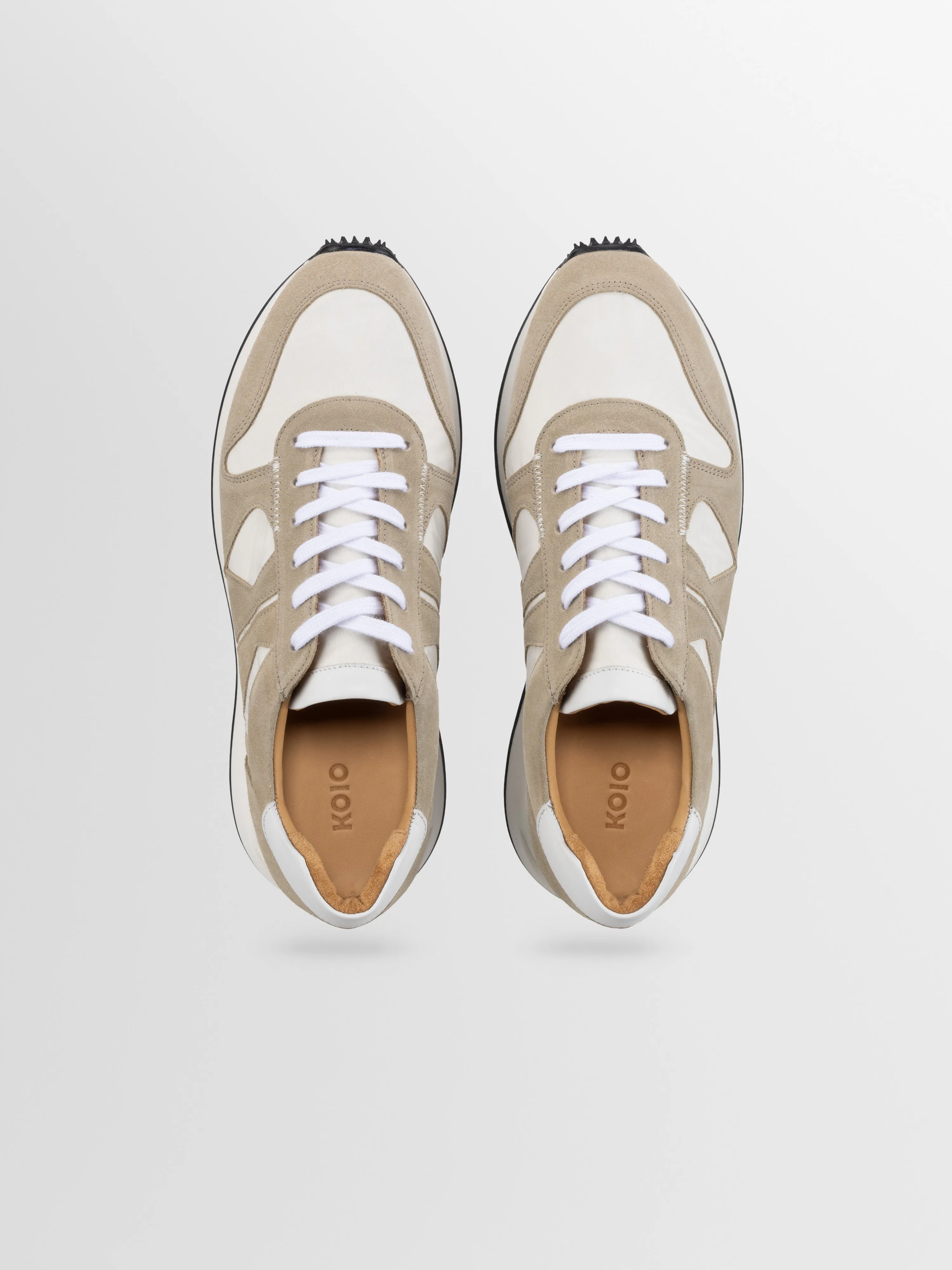 Firenze Suede Runner in Bone sold by Koio product image thumbnail 3