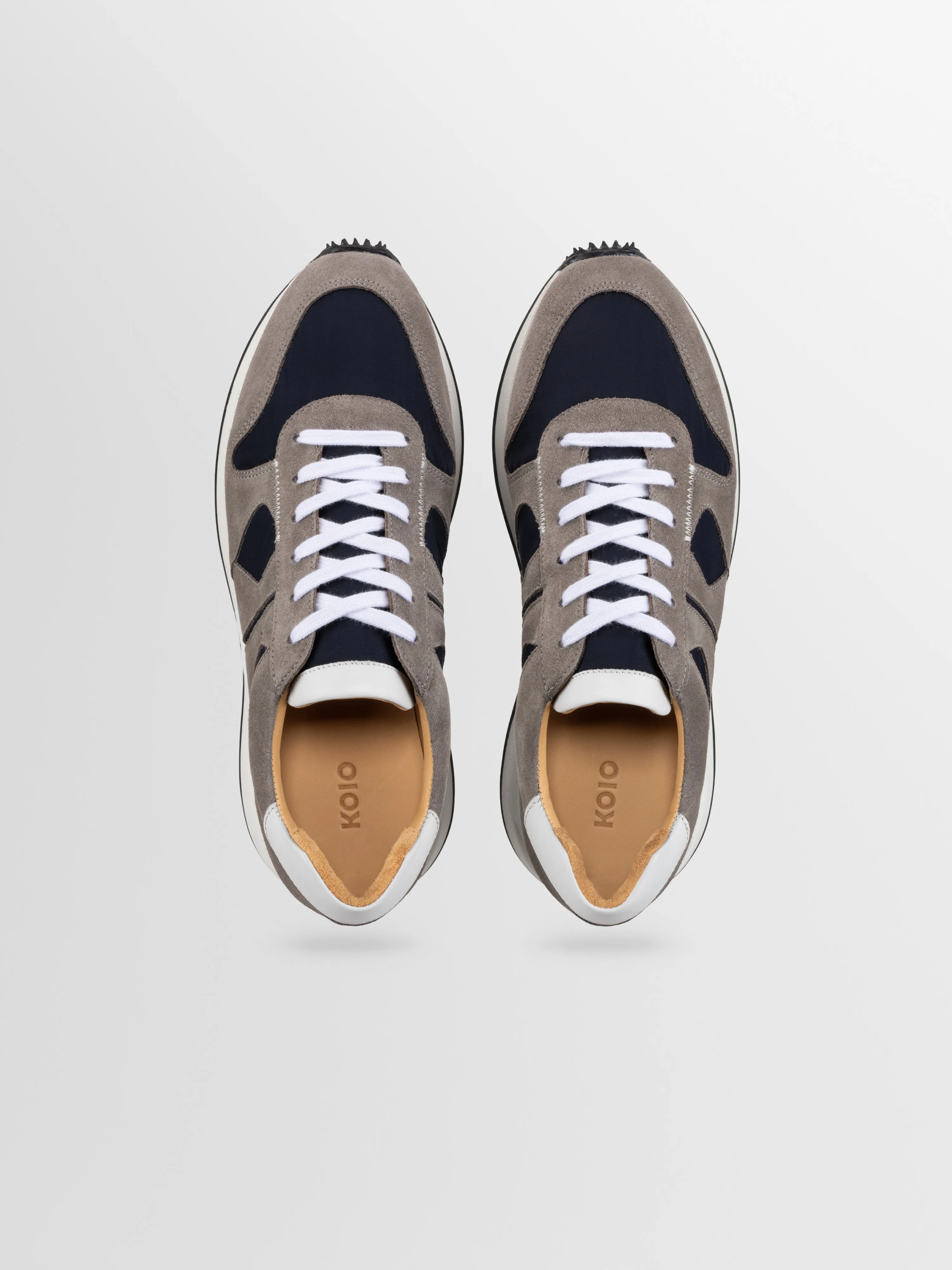 Firenze Suede Runner in Grey sold by Koio product image thumbnail 3