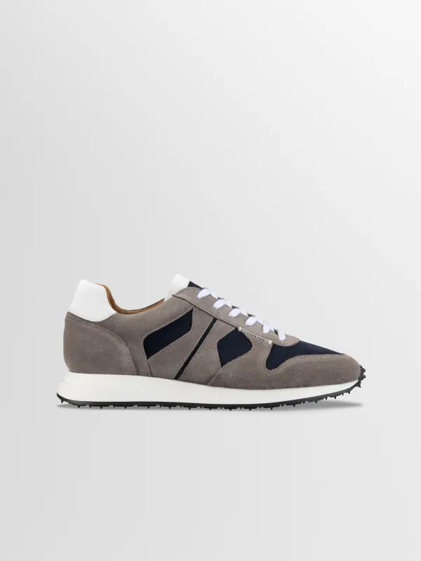 Firenze Suede Runner in Grey made by Koio