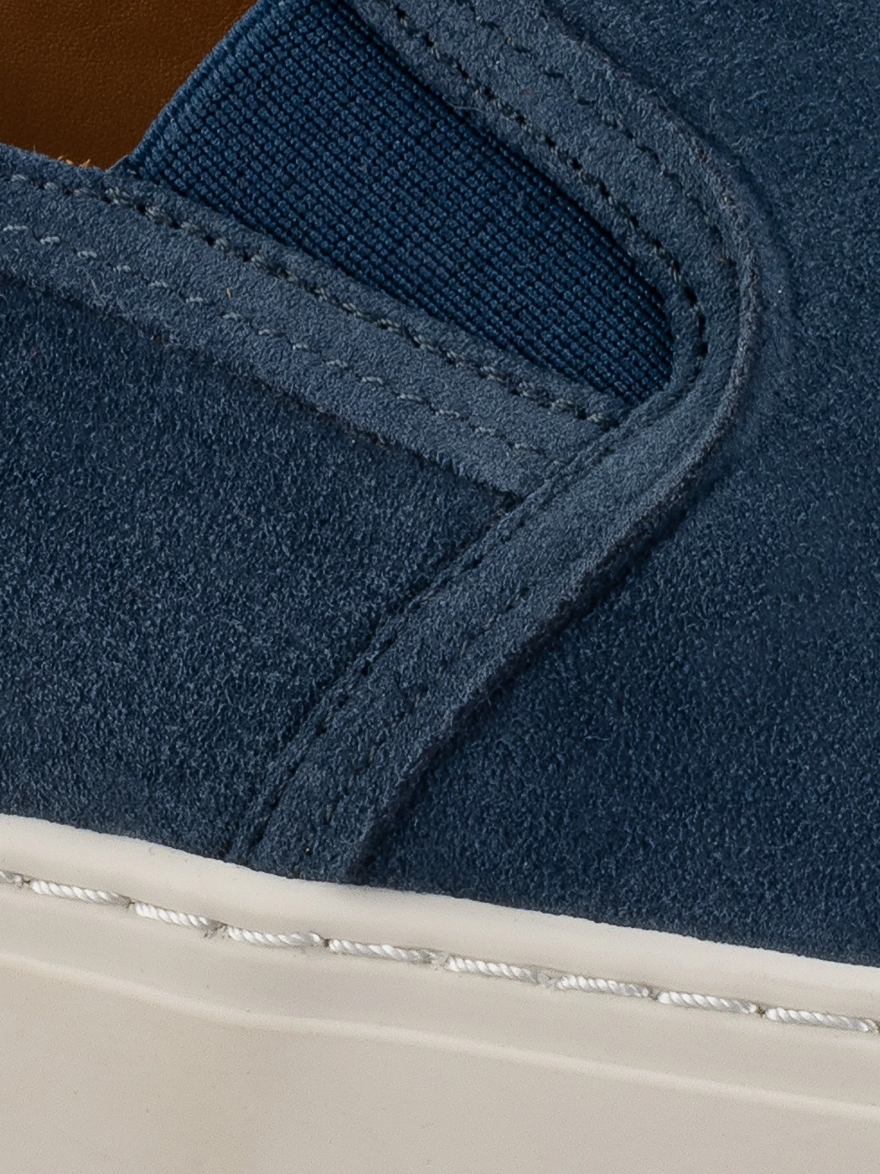 Taranto Suede Sneaker in Blue sold by Koio product image thumbnail 5