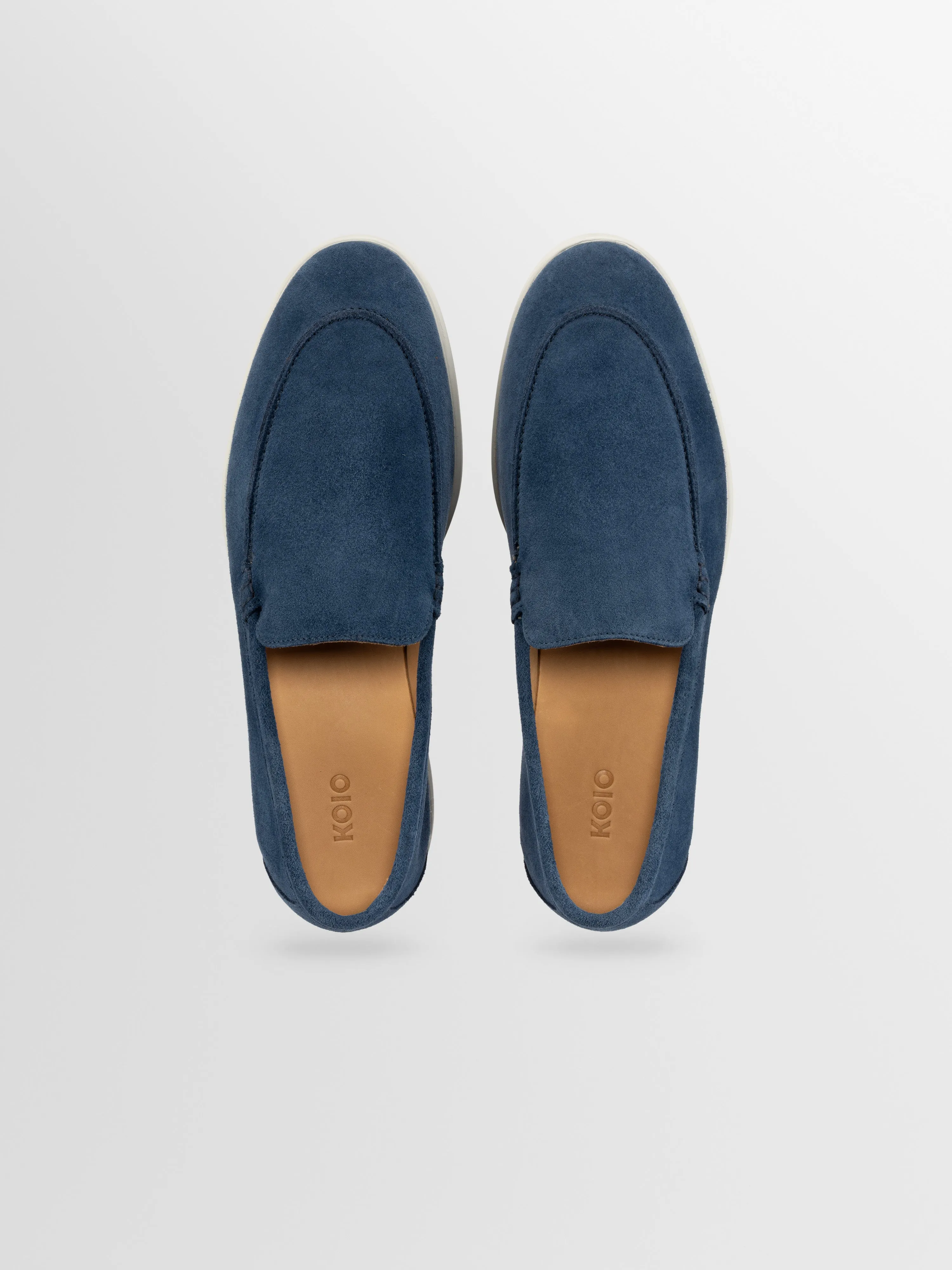 Catania Suede Loafer in Blue sold by Koio product image thumbnail 3