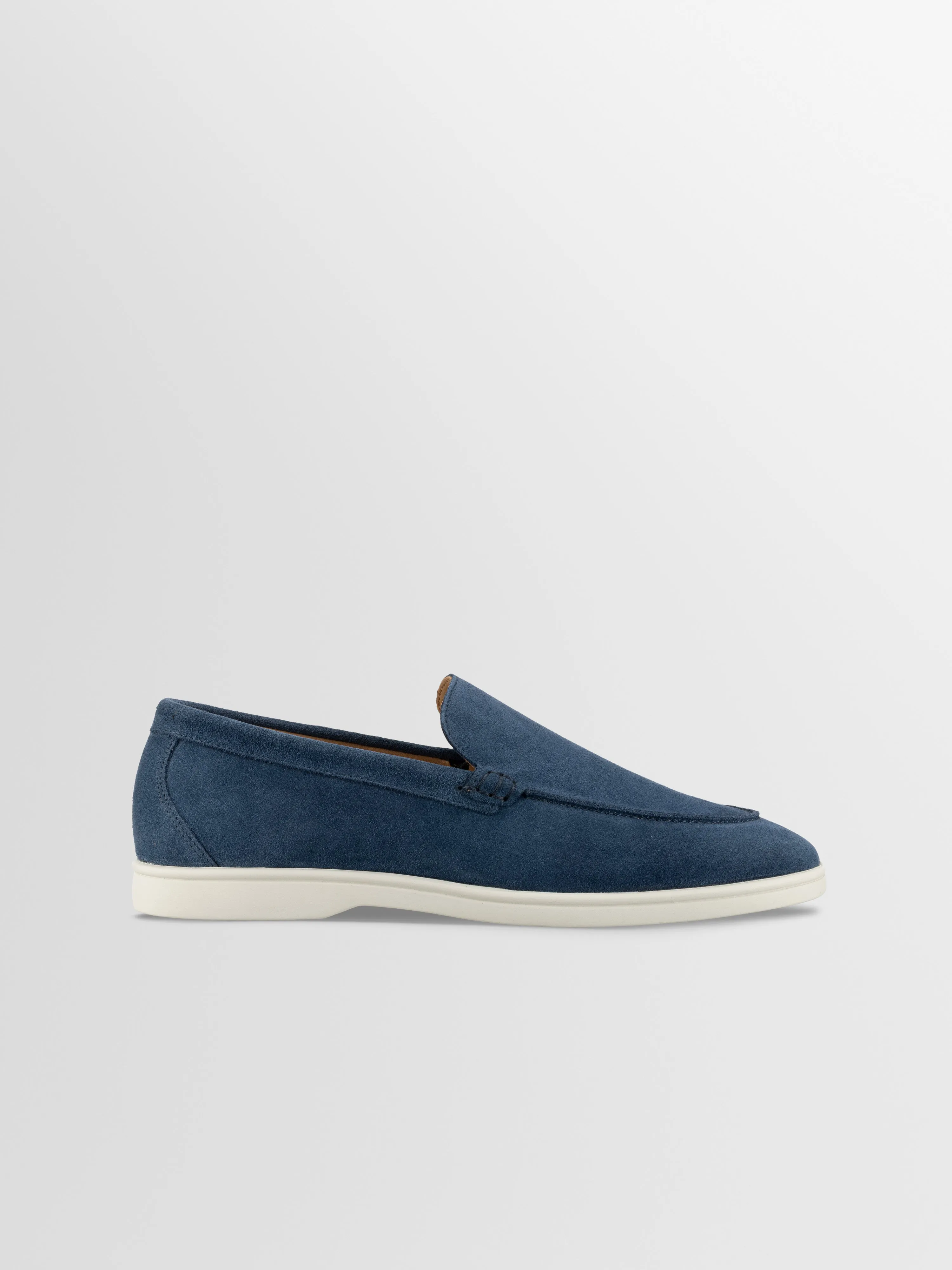 Catania Suede Loafer in Blue sold by Koio