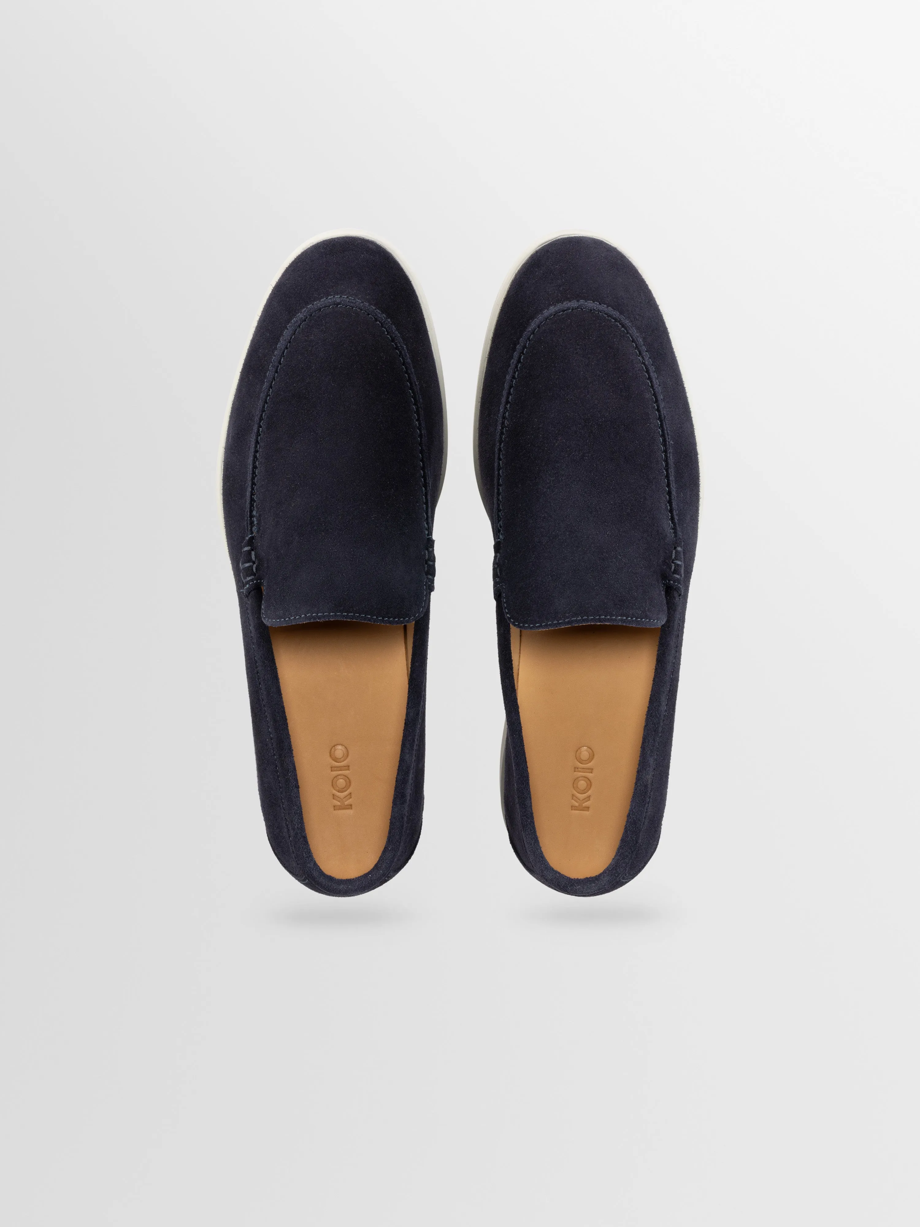 Catania Suede Loafer in Navy sold by Koio product image thumbnail 3