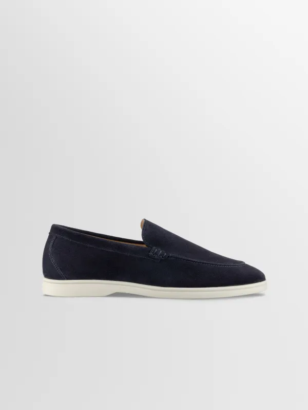 Catania Suede Loafer in Navy made by Koio