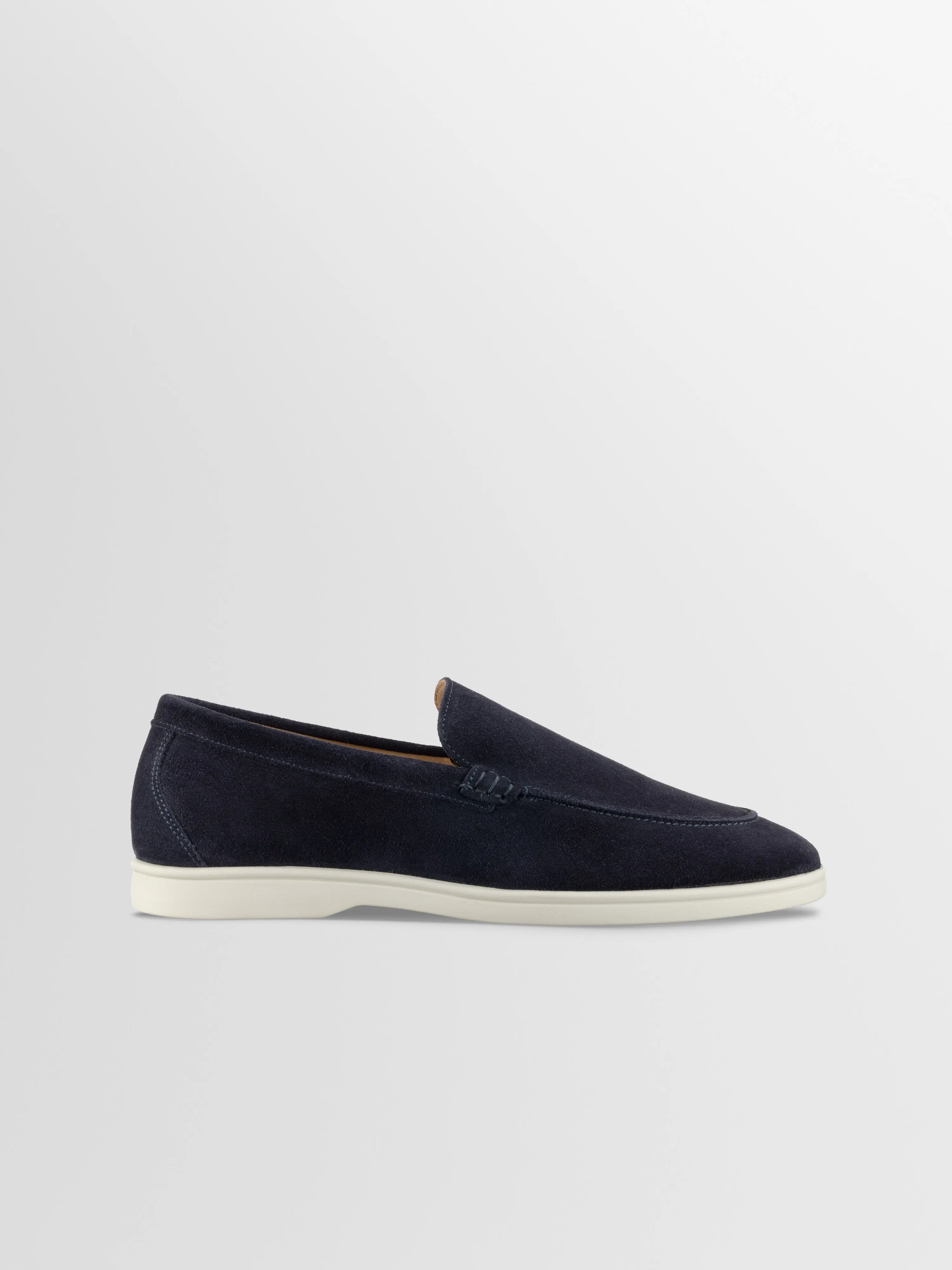 Catania Suede Loafer in Navy sold by Koio