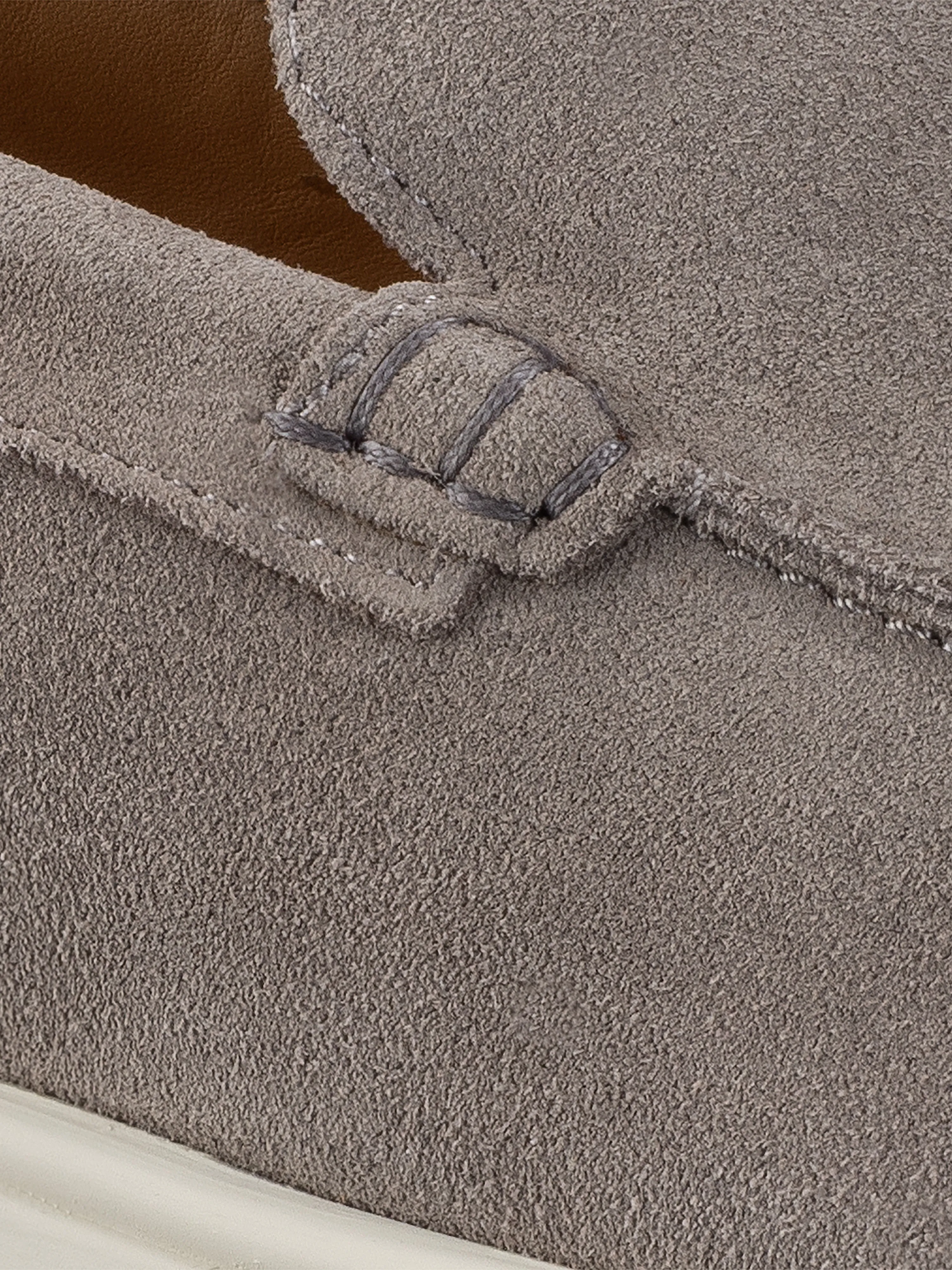 Catania Suede Loafer in Taupe sold by Koio product image thumbnail 5