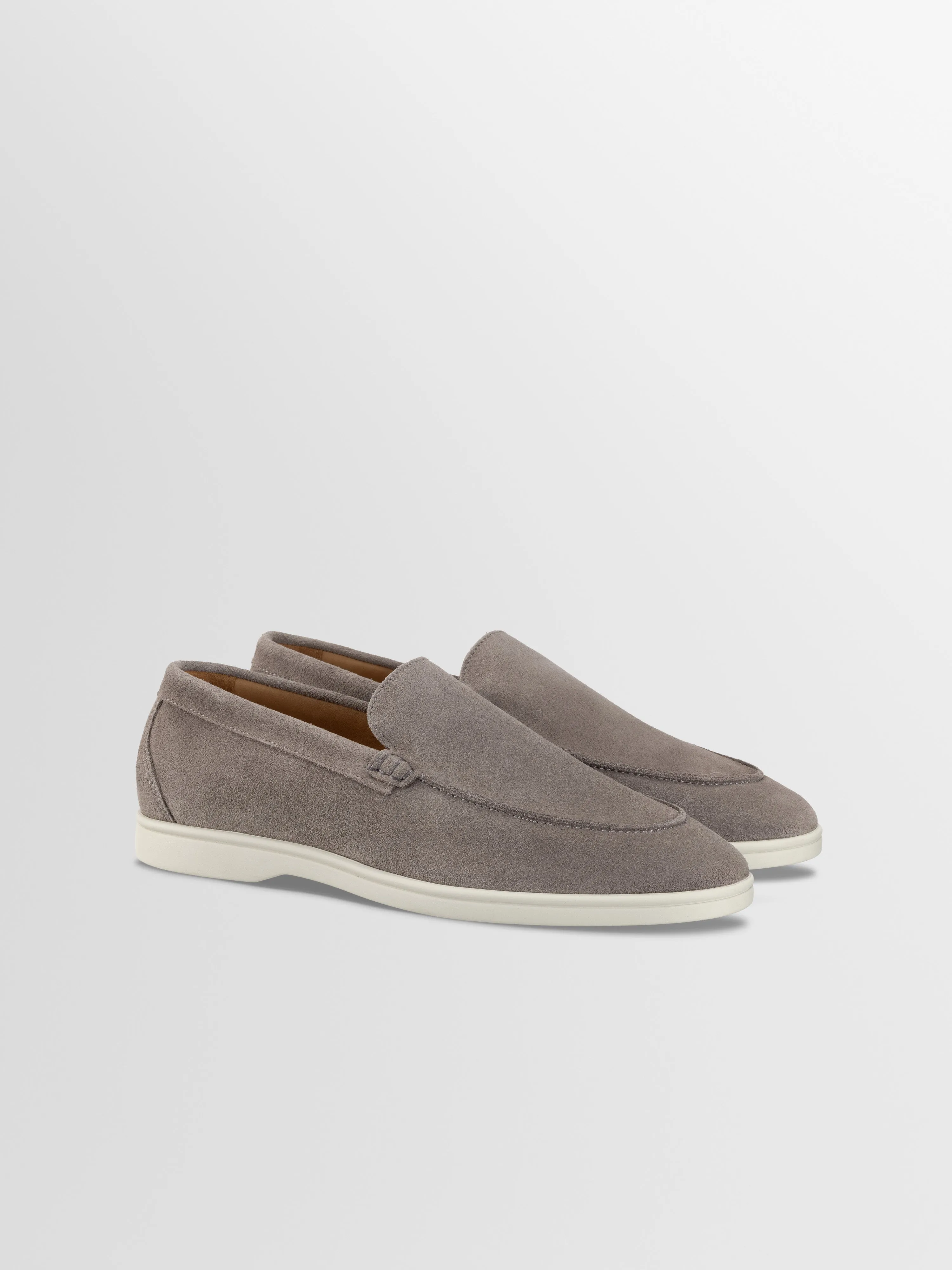 Catania Suede Loafer in Taupe sold by Koio product image thumbnail 2