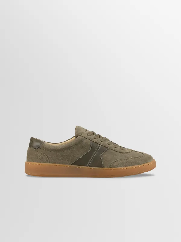 Monza Leather & Suede Sneaker in Truffle made by Koio
