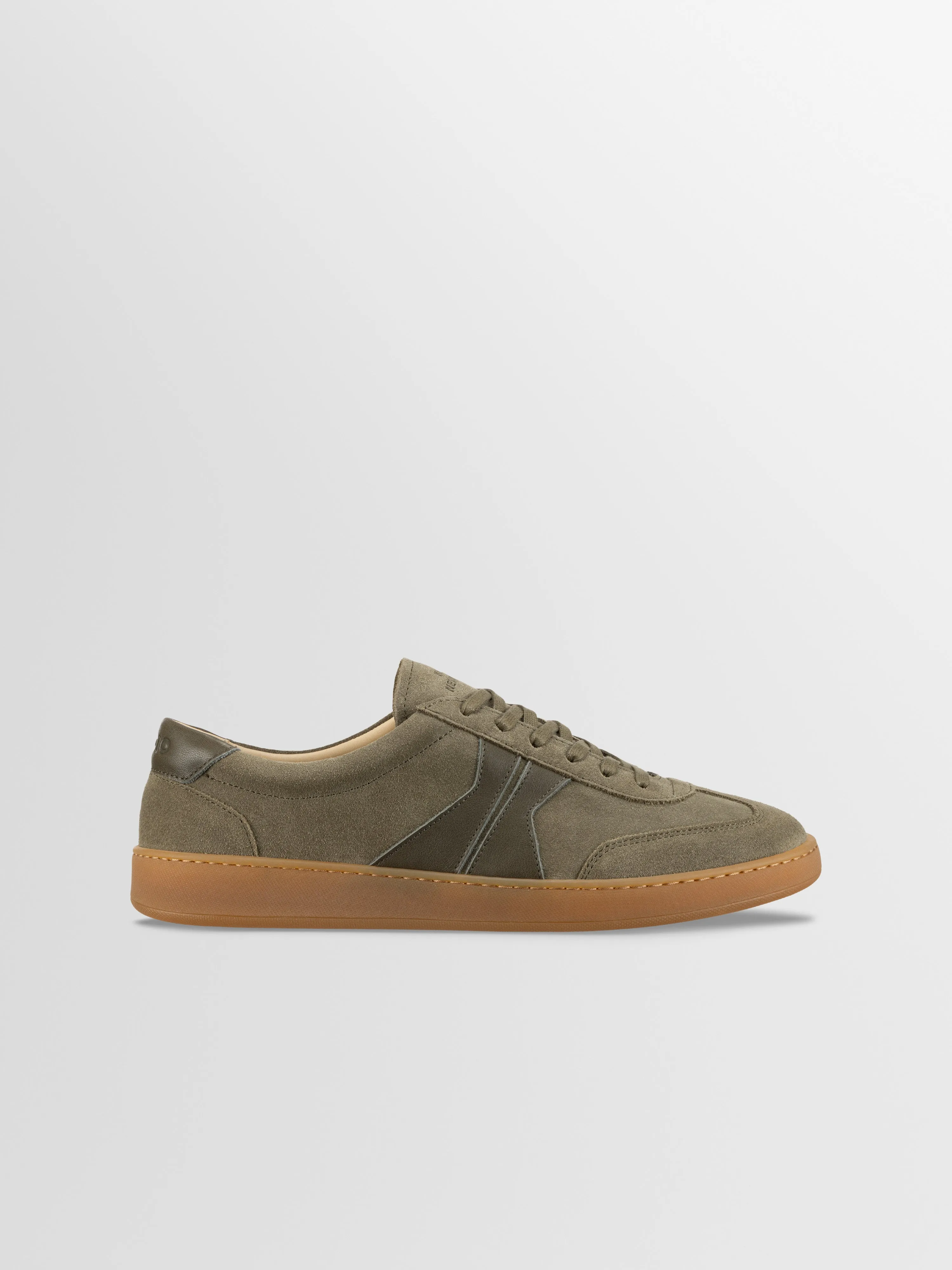 Monza Leather & Suede Sneaker in Truffle sold by Koio