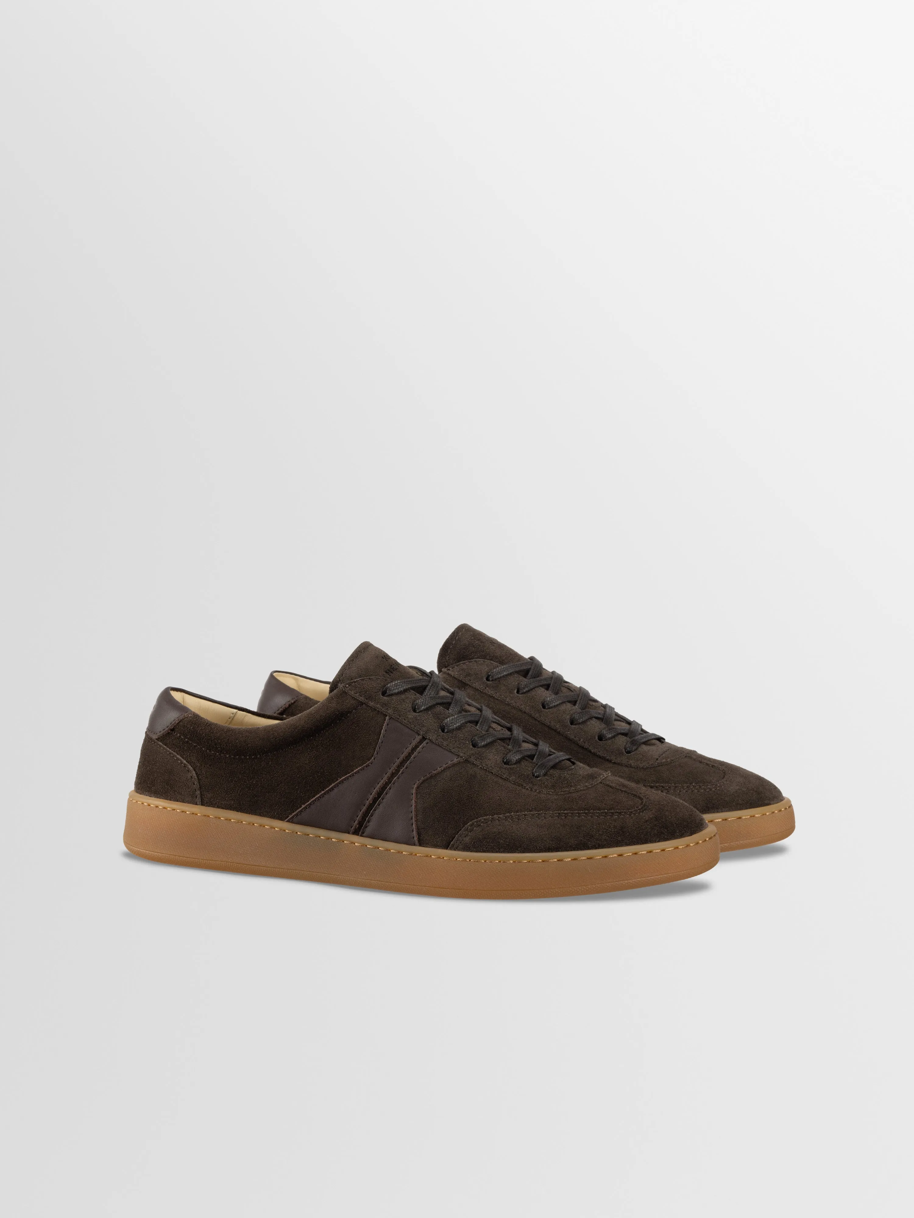 Monza Leather & Suede Sneaker in Cacao sold by Koio product image thumbnail 2