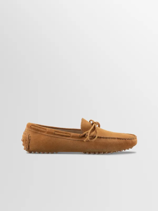 Maranello Bow in Nutmeg sold by Koio