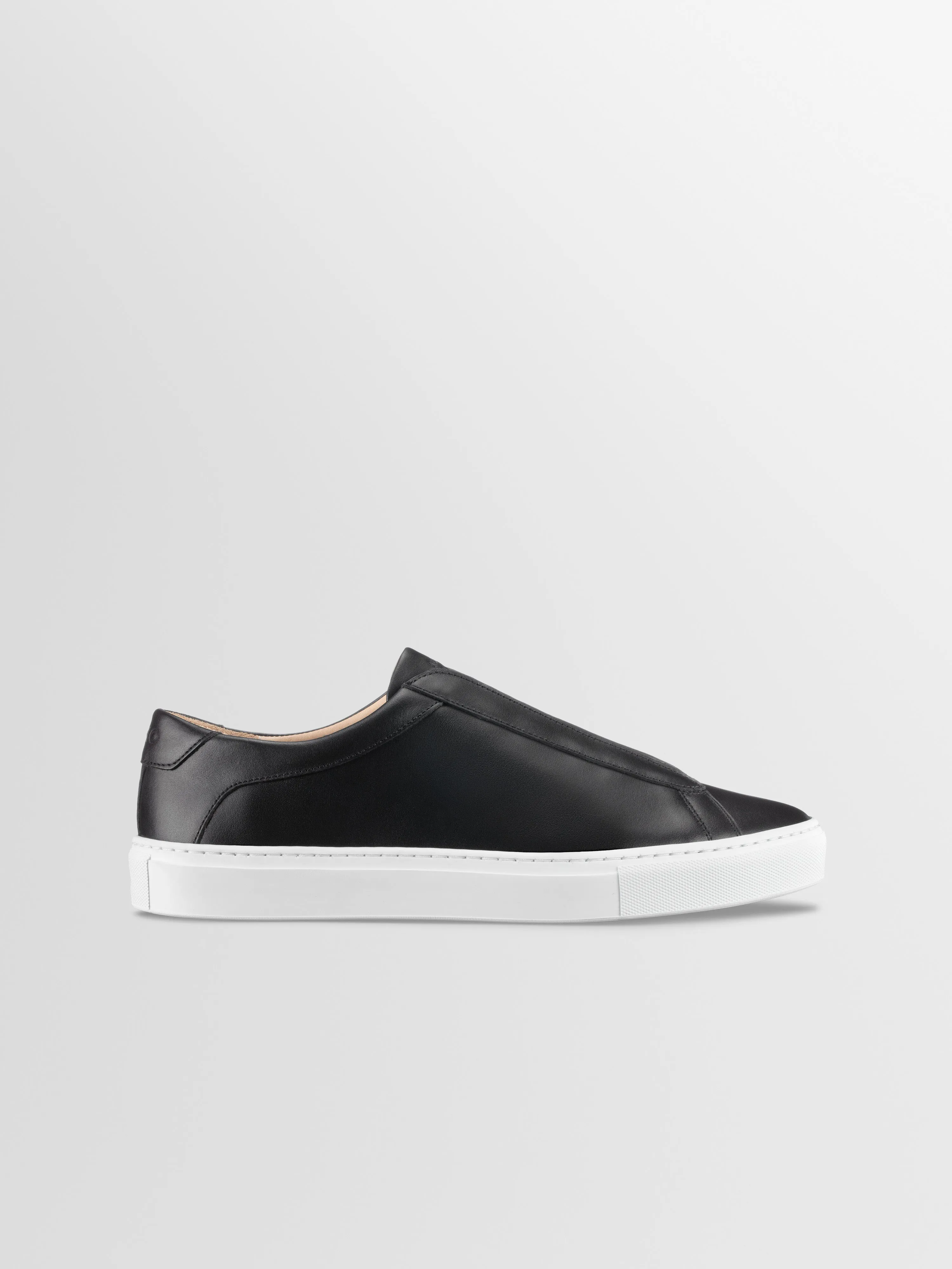 Capri X Leather Sneaker in Onyx sold by Koio